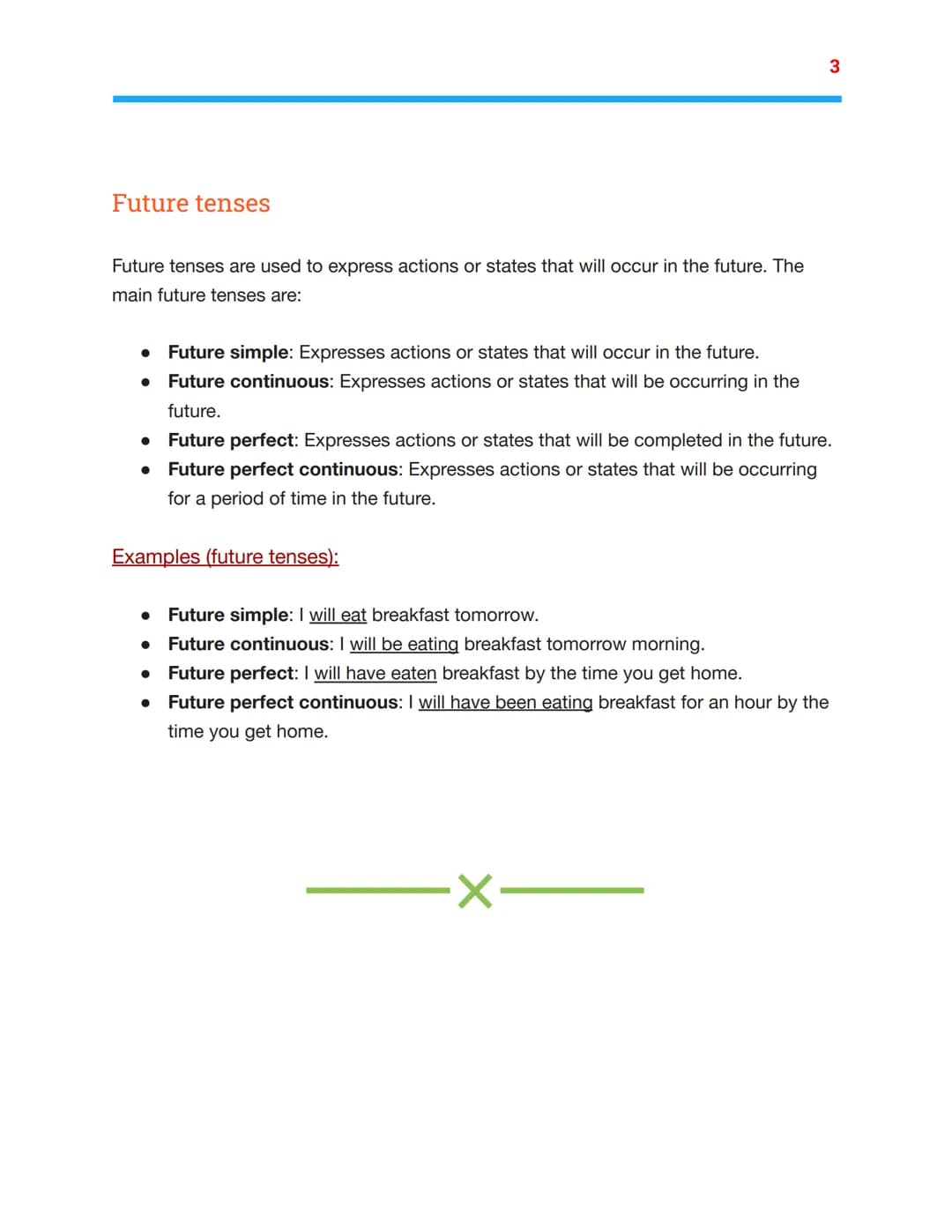 6
J
ENGLISH
Past tenses
English - Verbal Tenses
Tiempos verbales en inglés
Introduction
D
English verb tenses are divided into three main gr