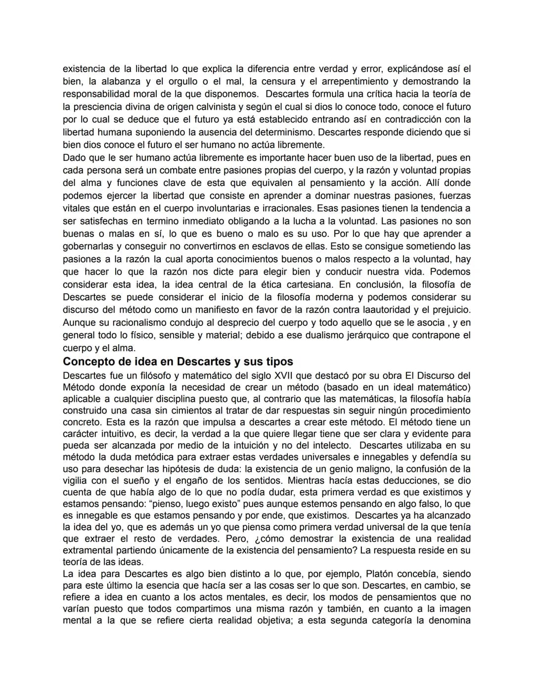 EL MÉTODO CARTESIANO: IDEAL MATEMÁTICO DE CERTEZA, DUDA
METÓDICA Y CRITERIO DE VERDAD:
INTRODUCCIÓN: El título de esta redacción nos plantea