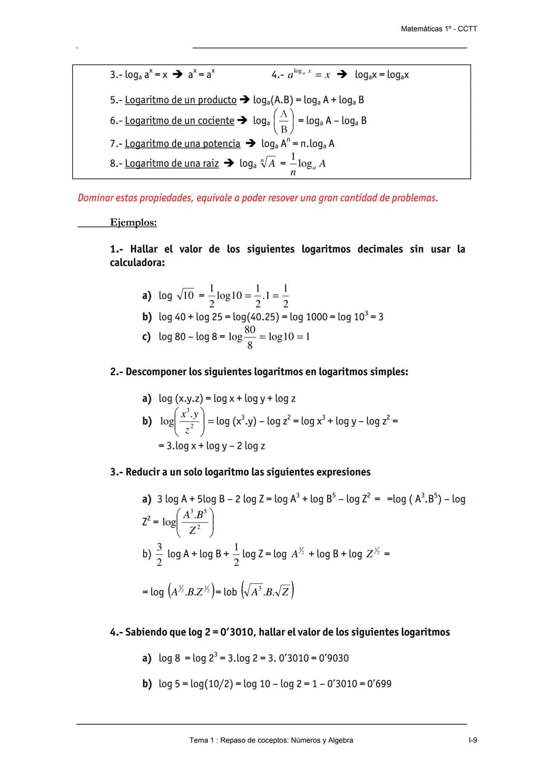 Exa+b
Tema 1
(a+b)
#
1
+ bn.
r
Repaso de Conceptos
Números Reales & Álgebra
(a&prp=(a+
-2b+.
+o
n-2
br
+
a+by" = (a+b² (a+b) =
+ (n-2)
an-2 