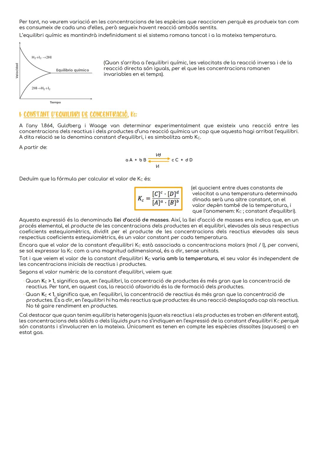 Velocidad
Velocidad
UNITAT 4-L'EQUILIBRI QUÍMIC:
O. INTRODUCCIÓ:
&QUÈ ENTENEM PER REACCIÓ REVERSIBLE?
Existeixen reaccions químiques que, un