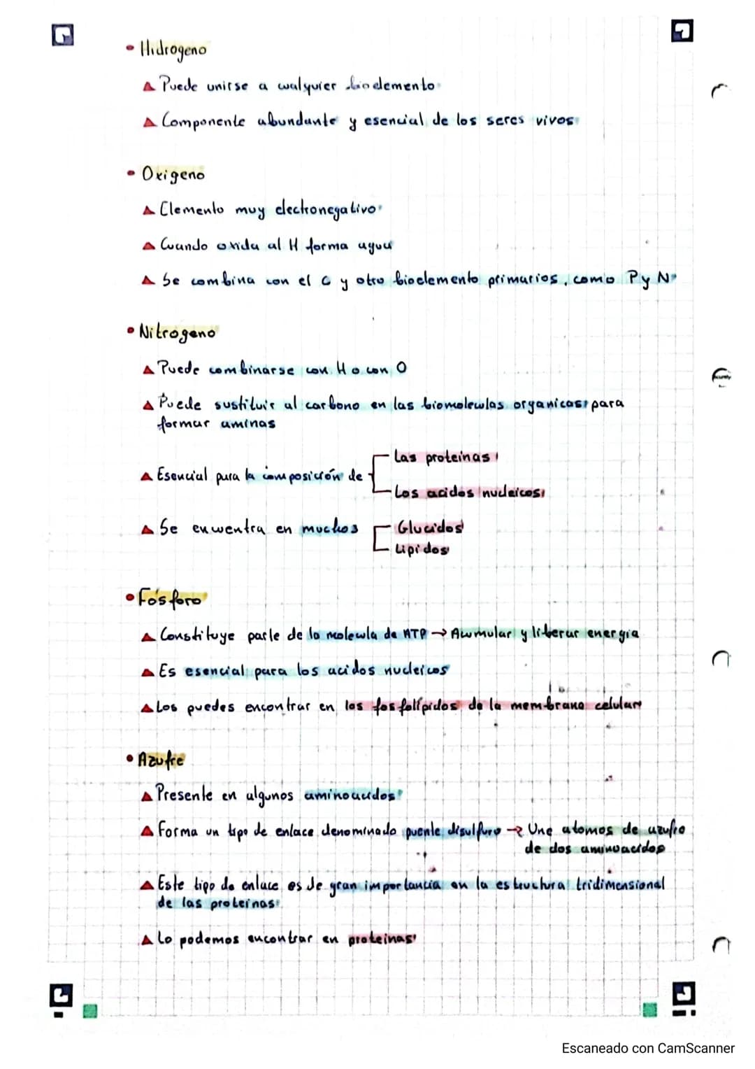 Biologia Bioquimica 2° Bachillerato A
bloque I: bioquimica
سا
base quimic
Se dividen en:
• Los Bioelementos!
Los bio elementos son los eleme