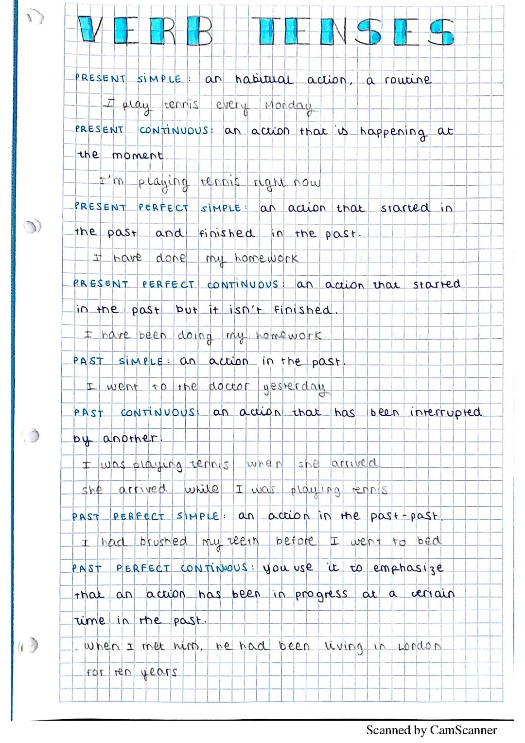 All About Verb Tenses: Easy PDF Guide with Exercises