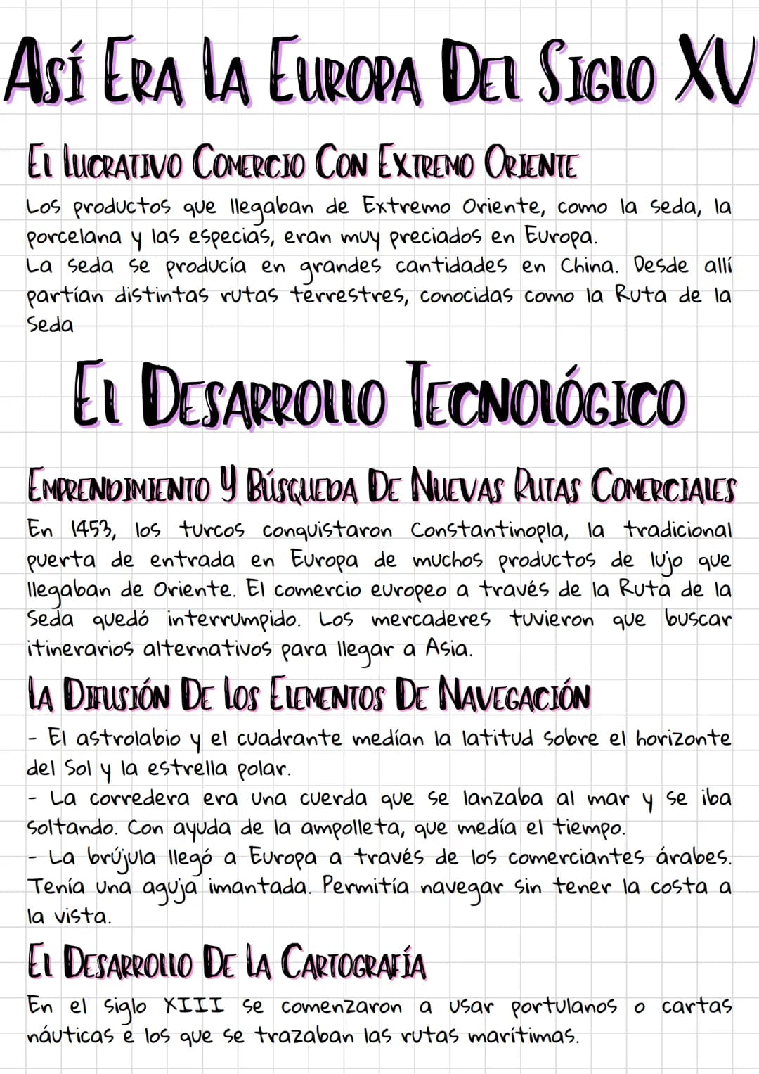 # EL INICIO DE
LA EDAD MODERNA --- OCR Start ---
ASÍ ERA LA EUROPA DEL SIGLO XV
EL LUCRATIVO COMERCIO CON EXTREMO ORIENTE
Los productos que 