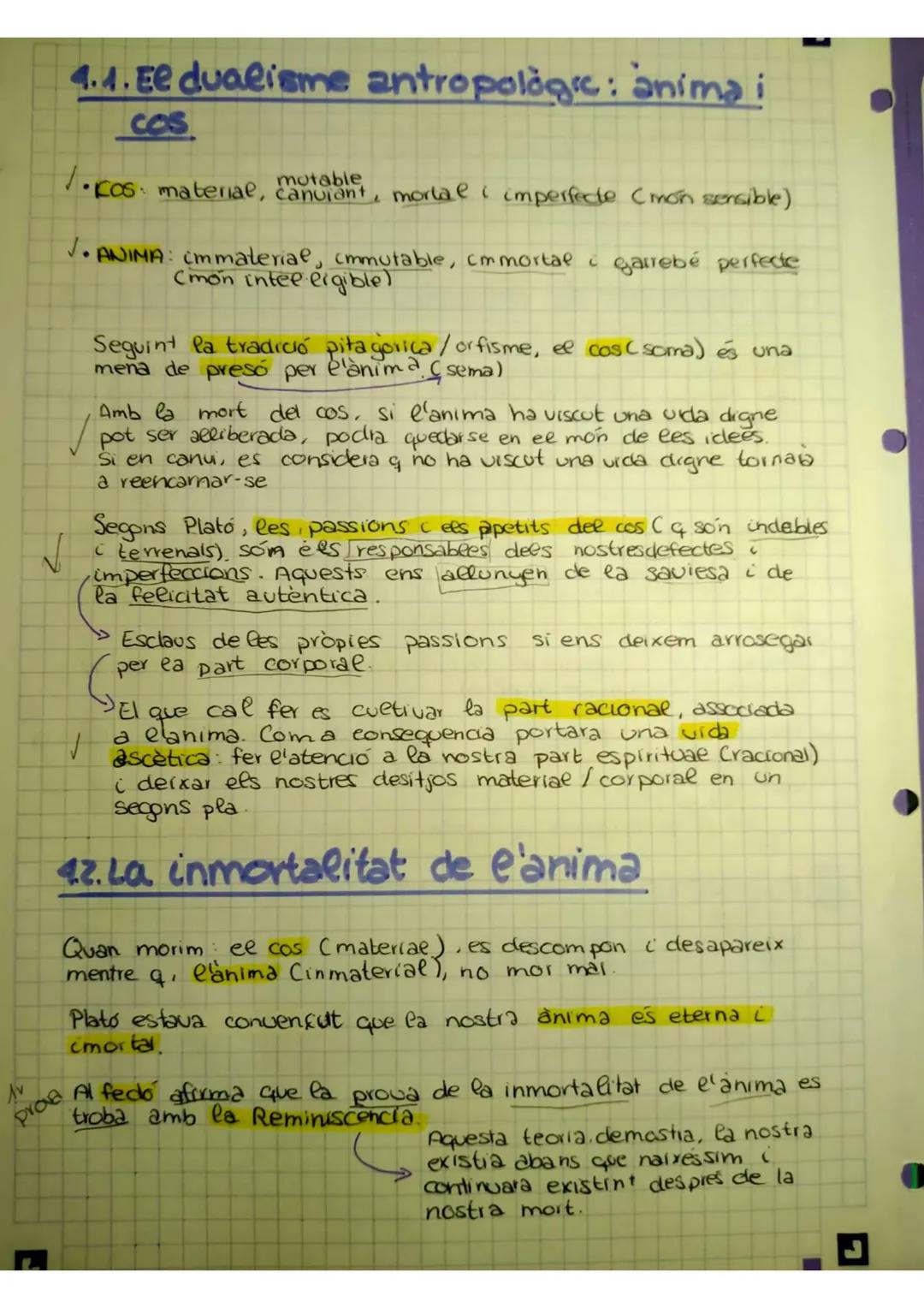 # METAFÍSICA O ONTOLOGIA Creal

21. Dualisme ontologic

2.1.1. Món de les idees (inteligible)

FILOSOFIA

Plato"

✓Caracteristiques dee esse