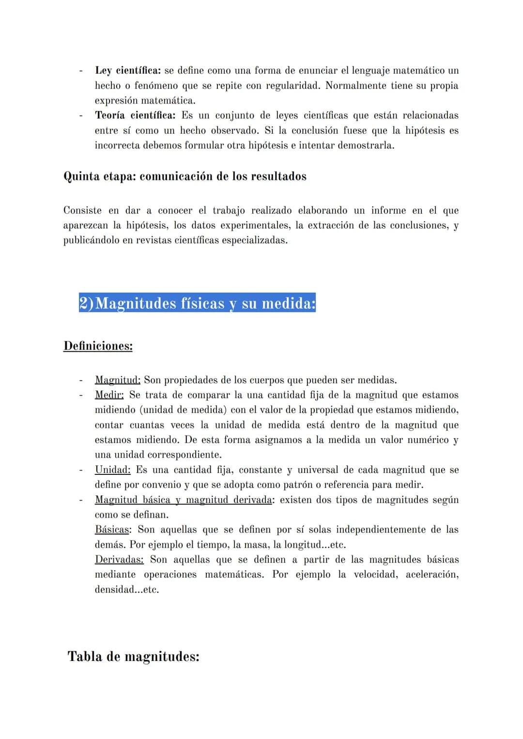 1) EL MÉTODO CIENTÍFICO:
Se trata de un conjunto de procedimientos que emplean los científicos en su
trabajo para obtener nuevos conocimient