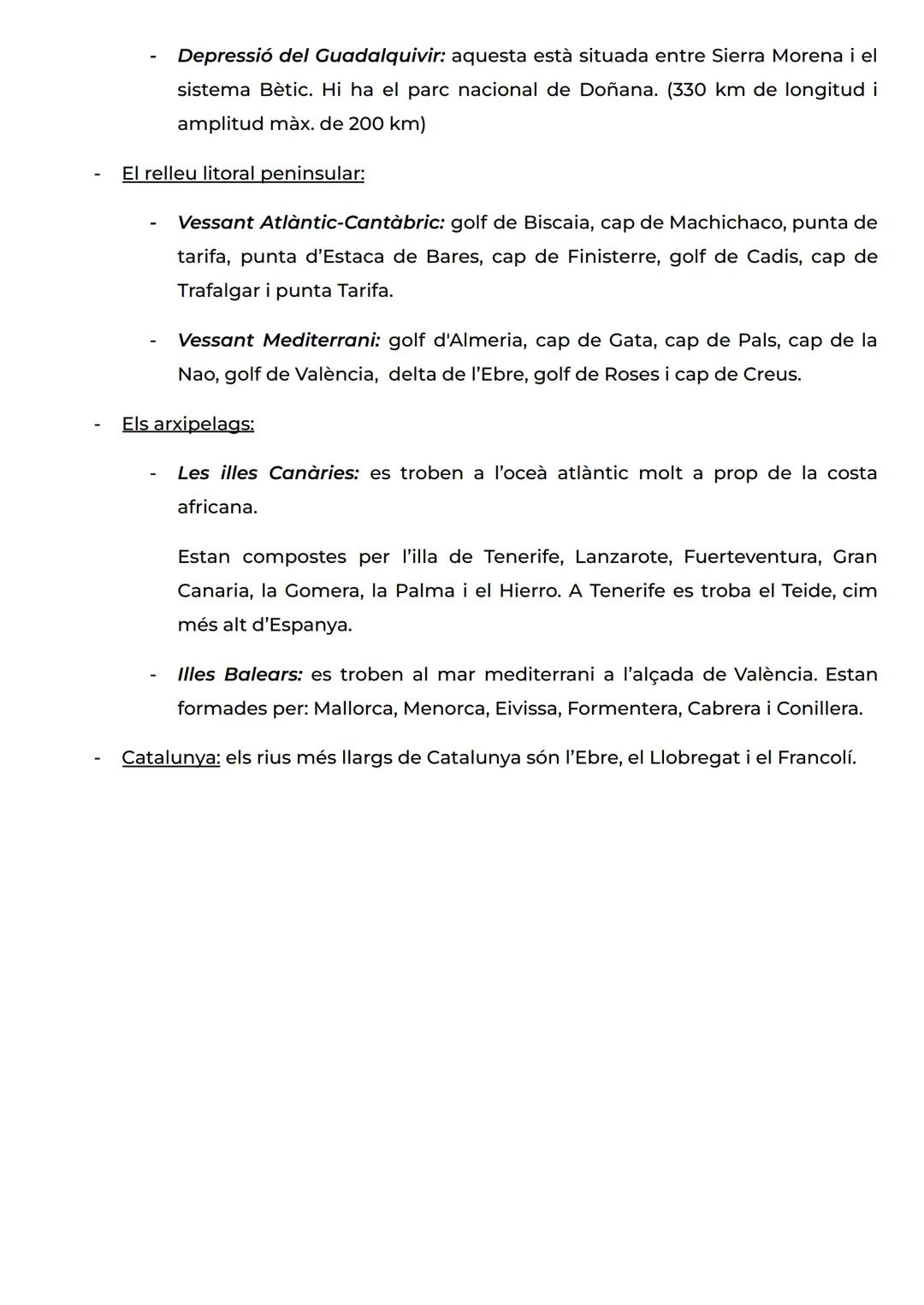 # TEMA 2- EL MEDI FÍSIC D'ESPANYA I CALATUNYA

Ubicació mundial per ubicar un punt es fan servir els paral·lels i els
meridians. A través d'