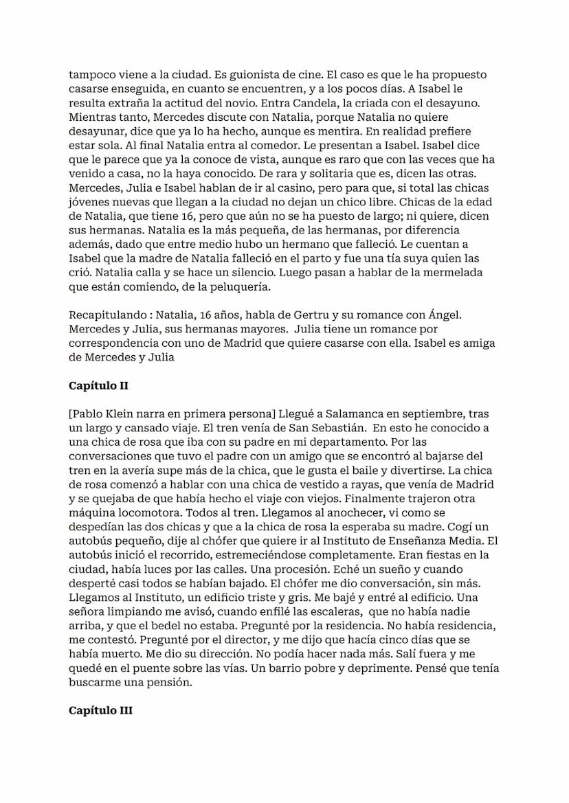 RESUMEN ENTRE
VISILLOS
Entre visillos, Carmen Martín Gaite: resumen por capítulos
Entre visillos es la primera novela larga de la escritora 