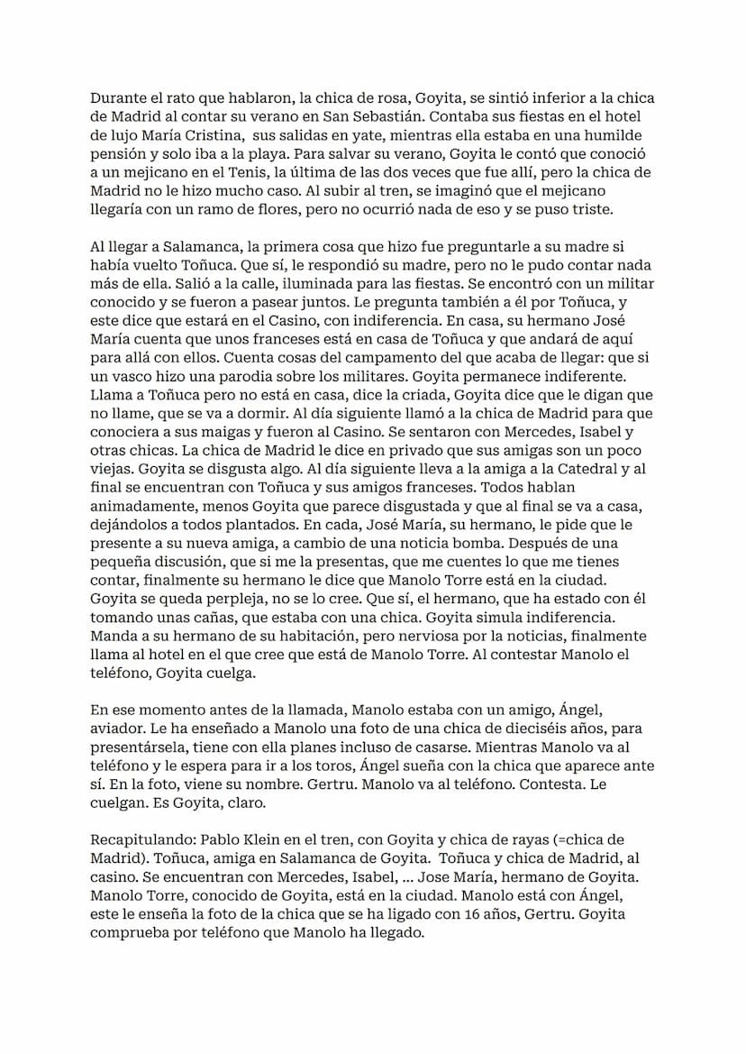 RESUMEN ENTRE
VISILLOS
Entre visillos, Carmen Martín Gaite: resumen por capítulos
Entre visillos es la primera novela larga de la escritora 