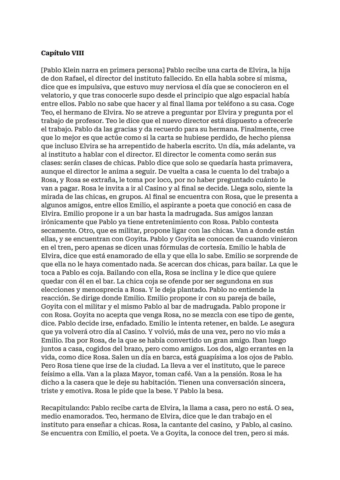 RESUMEN ENTRE
VISILLOS
Entre visillos, Carmen Martín Gaite: resumen por capítulos
Entre visillos es la primera novela larga de la escritora 