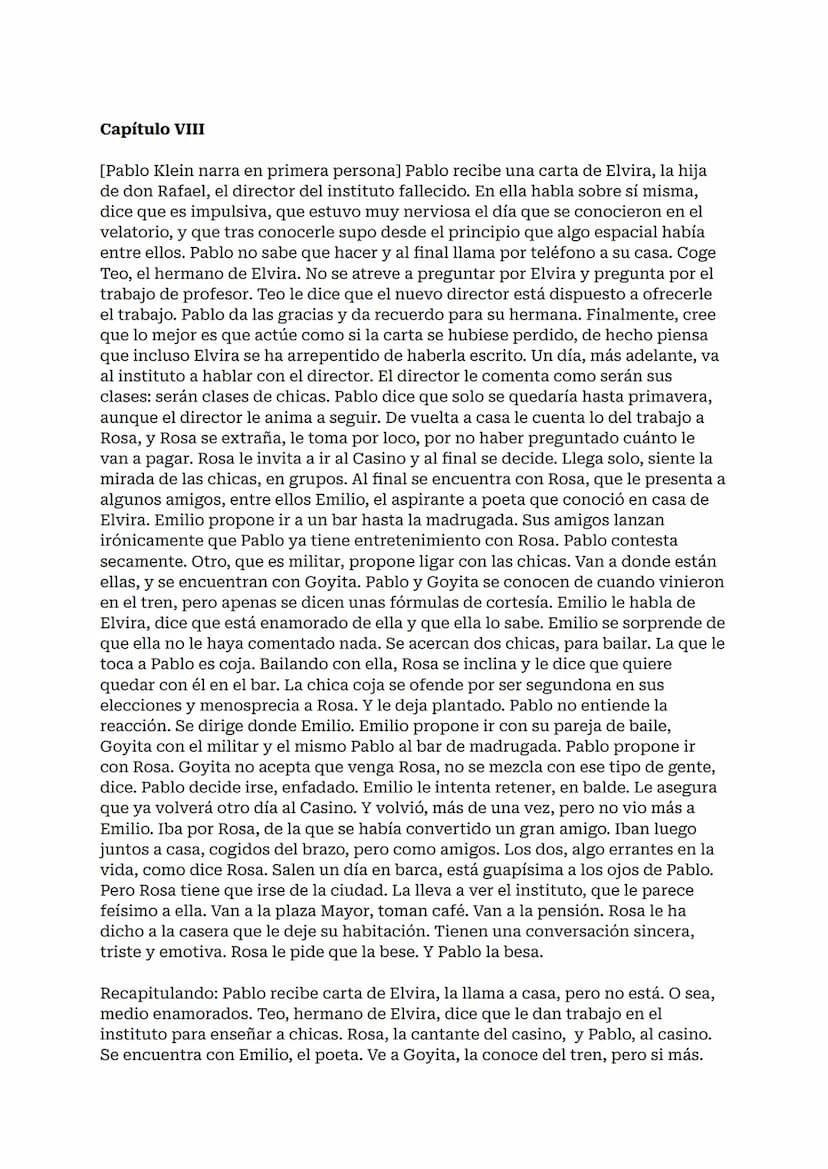 RESUMEN ENTRE
VISILLOS
Entre visillos, Carmen Martín Gaite: resumen por capítulos
Entre visillos es la primera novela larga de la escritora 