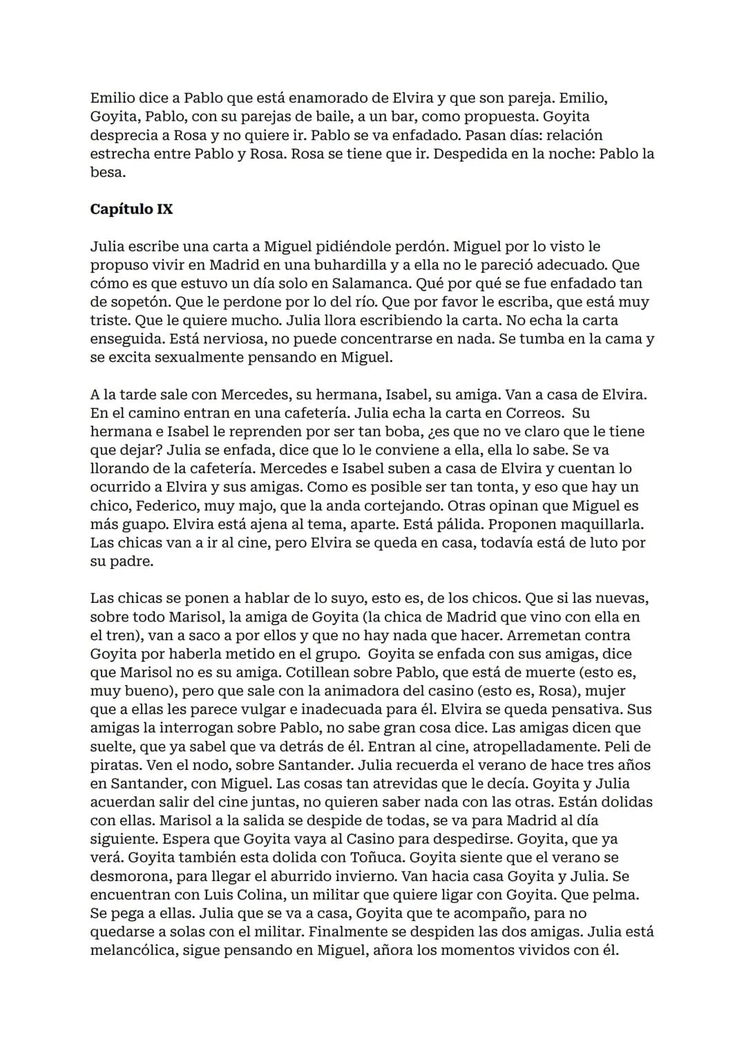 RESUMEN ENTRE
VISILLOS
Entre visillos, Carmen Martín Gaite: resumen por capítulos
Entre visillos es la primera novela larga de la escritora 