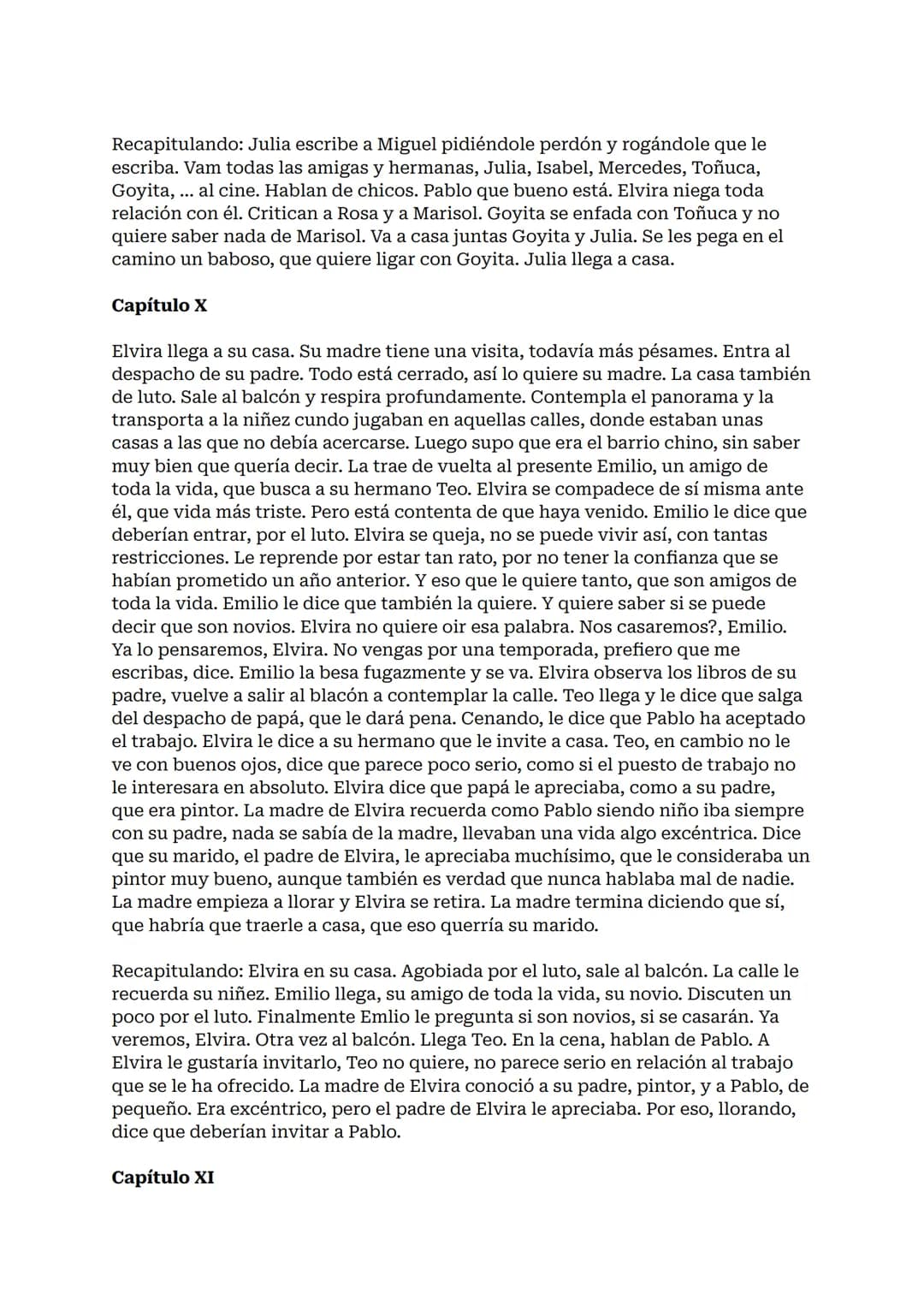 RESUMEN ENTRE
VISILLOS
Entre visillos, Carmen Martín Gaite: resumen por capítulos
Entre visillos es la primera novela larga de la escritora 