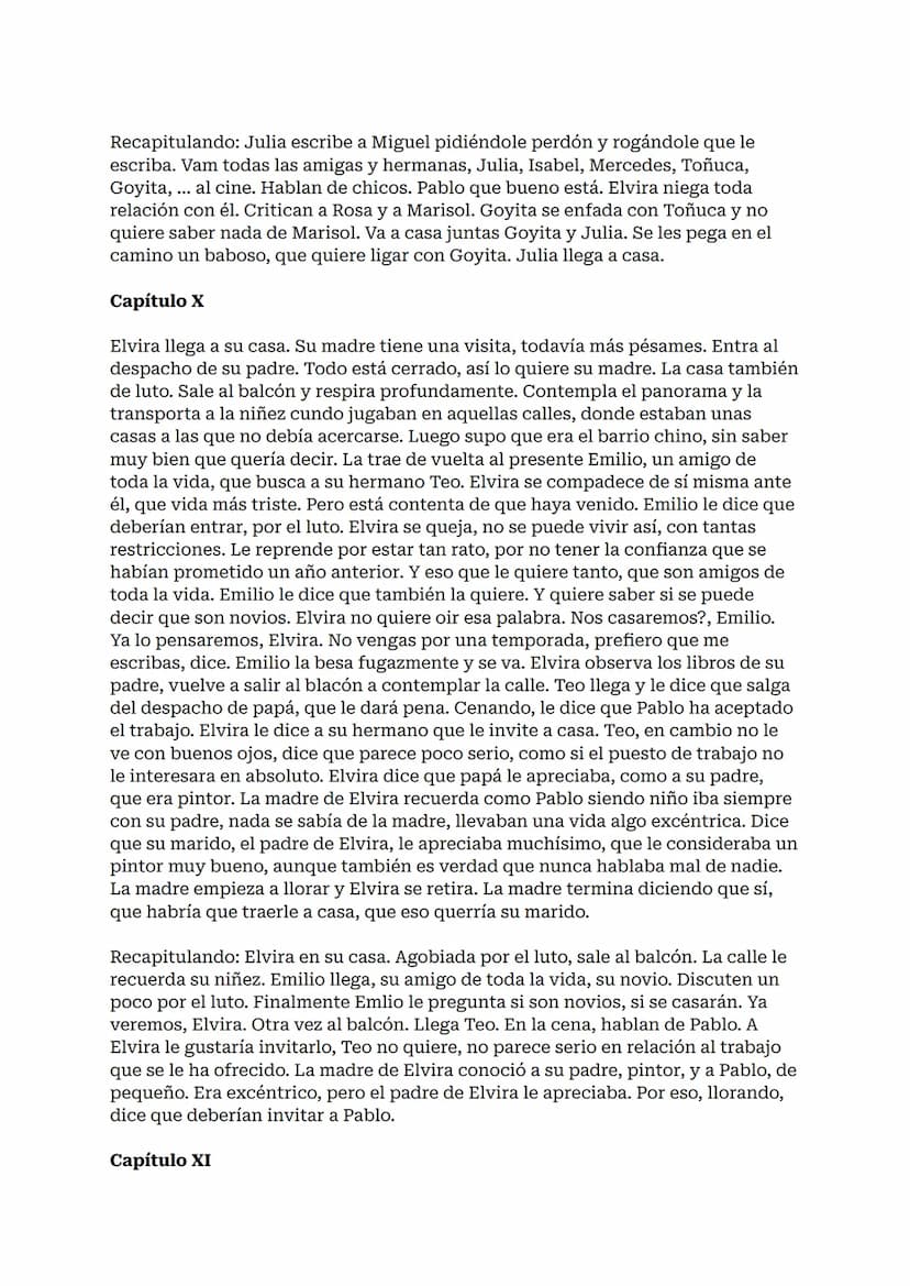 RESUMEN ENTRE
VISILLOS
Entre visillos, Carmen Martín Gaite: resumen por capítulos
Entre visillos es la primera novela larga de la escritora 