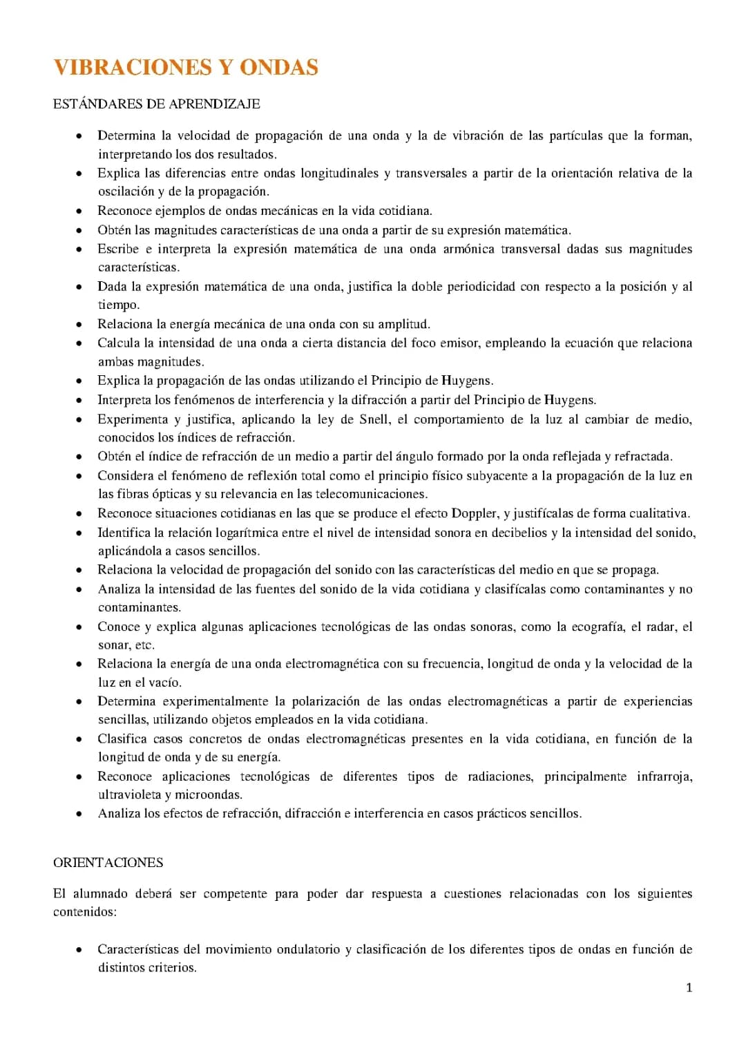 Vibraciones y Ondas