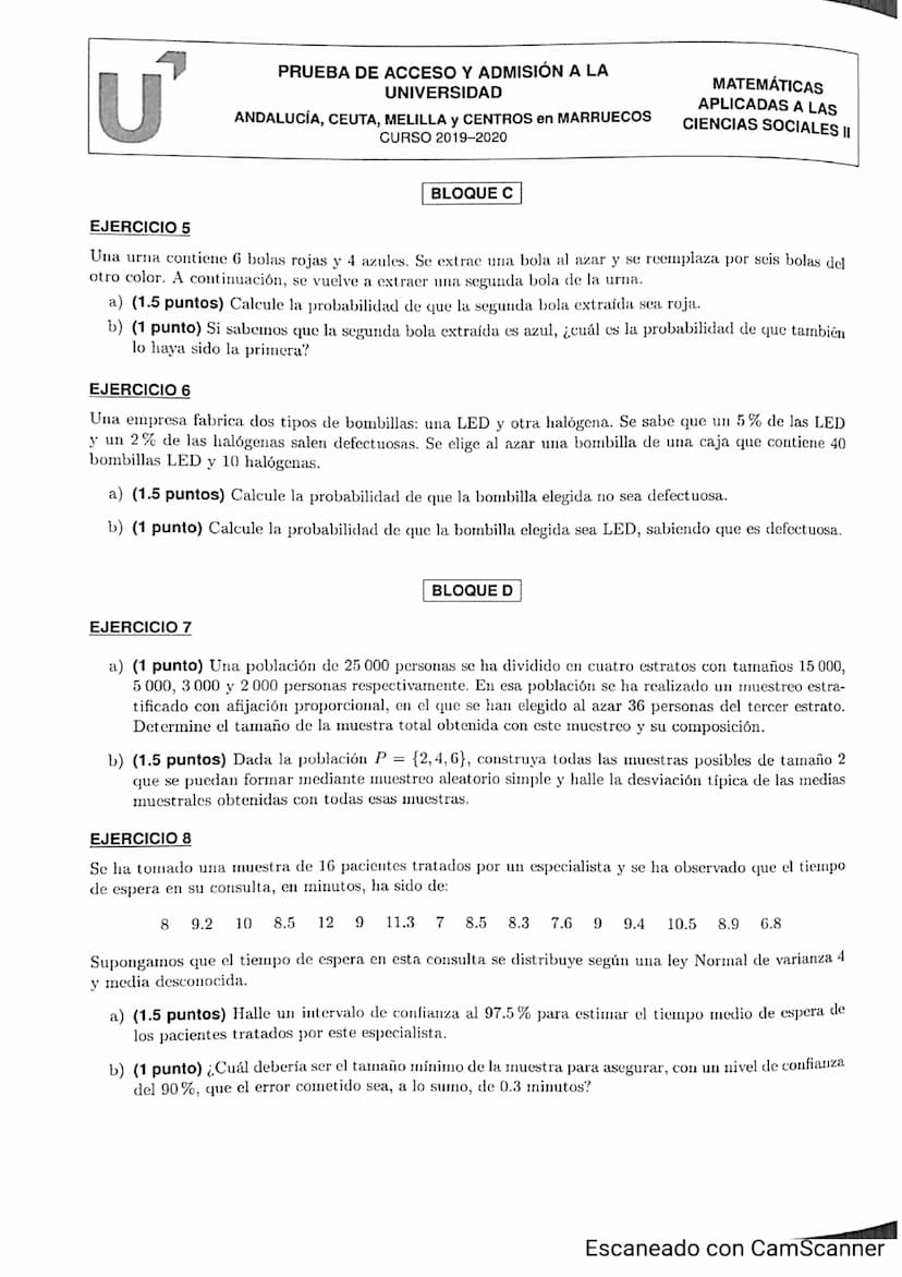 U
Instrucciones:
PRUEBA DE EVALUACIÓN DE BACHILLERATO PARA EL
ACCESO A LA UNIVERSIDAD Y PRUEBAS DE ADMISIÓN
ANDALUCÍA, CEUTA, MELILLA Y CENT
