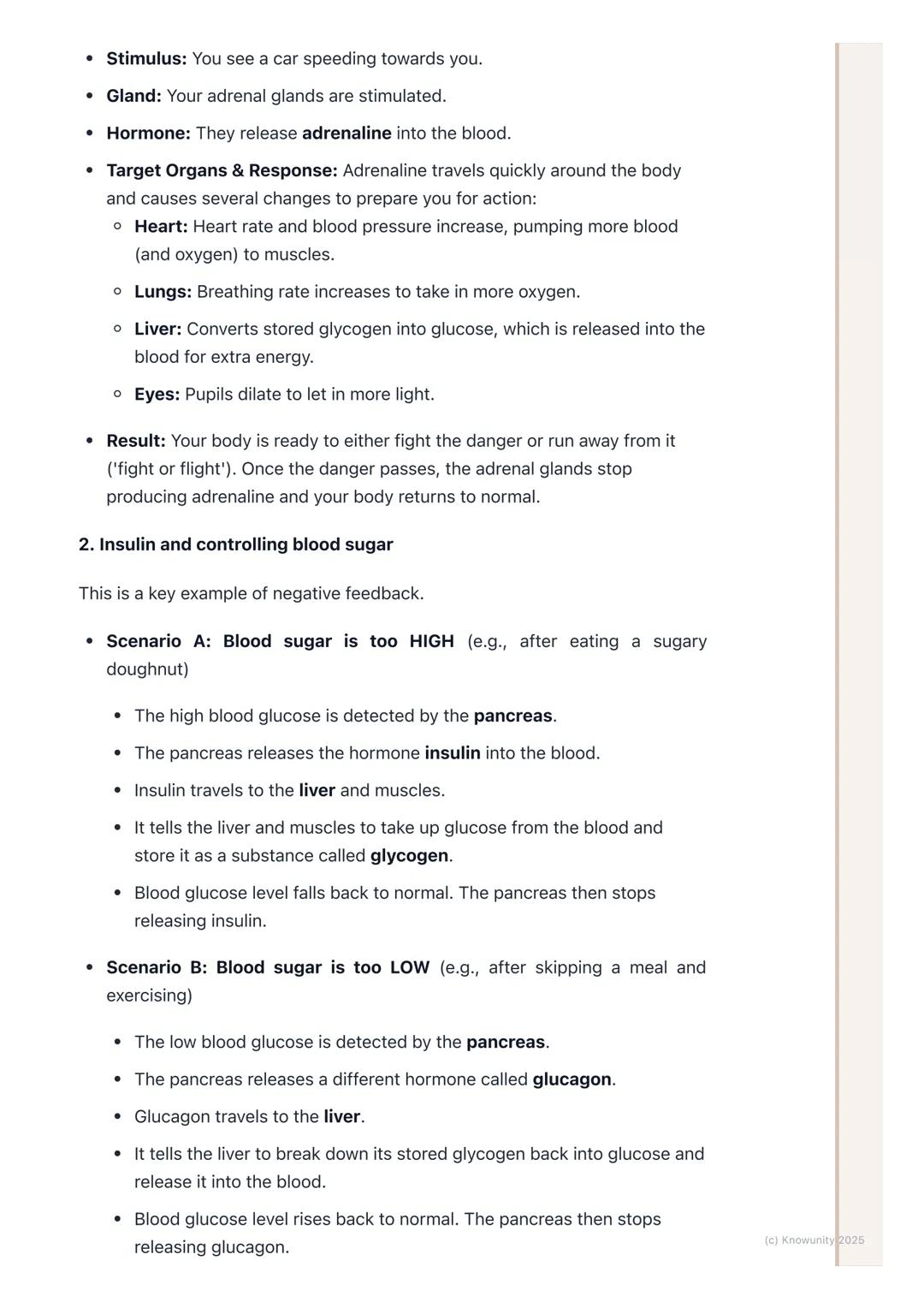 # The Endocrine System and
Hormones

Introduction to the endocrine system

The endocrine system is the second control system of the body, wo