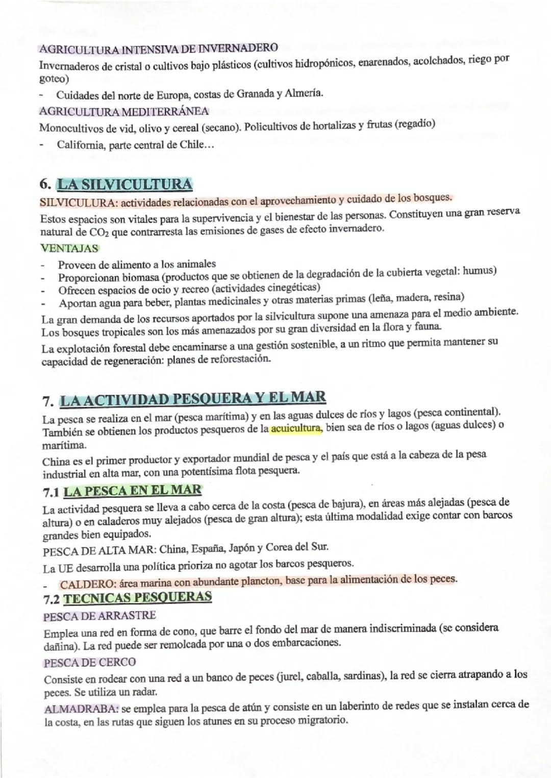 # UNIDAD 03

# LOS PAISAJES AGRARIOS Y MARINOS

1. LAS ACTIVIDADES AGRARIAS

Las actividades agrarias forman parte del sector primario (agri