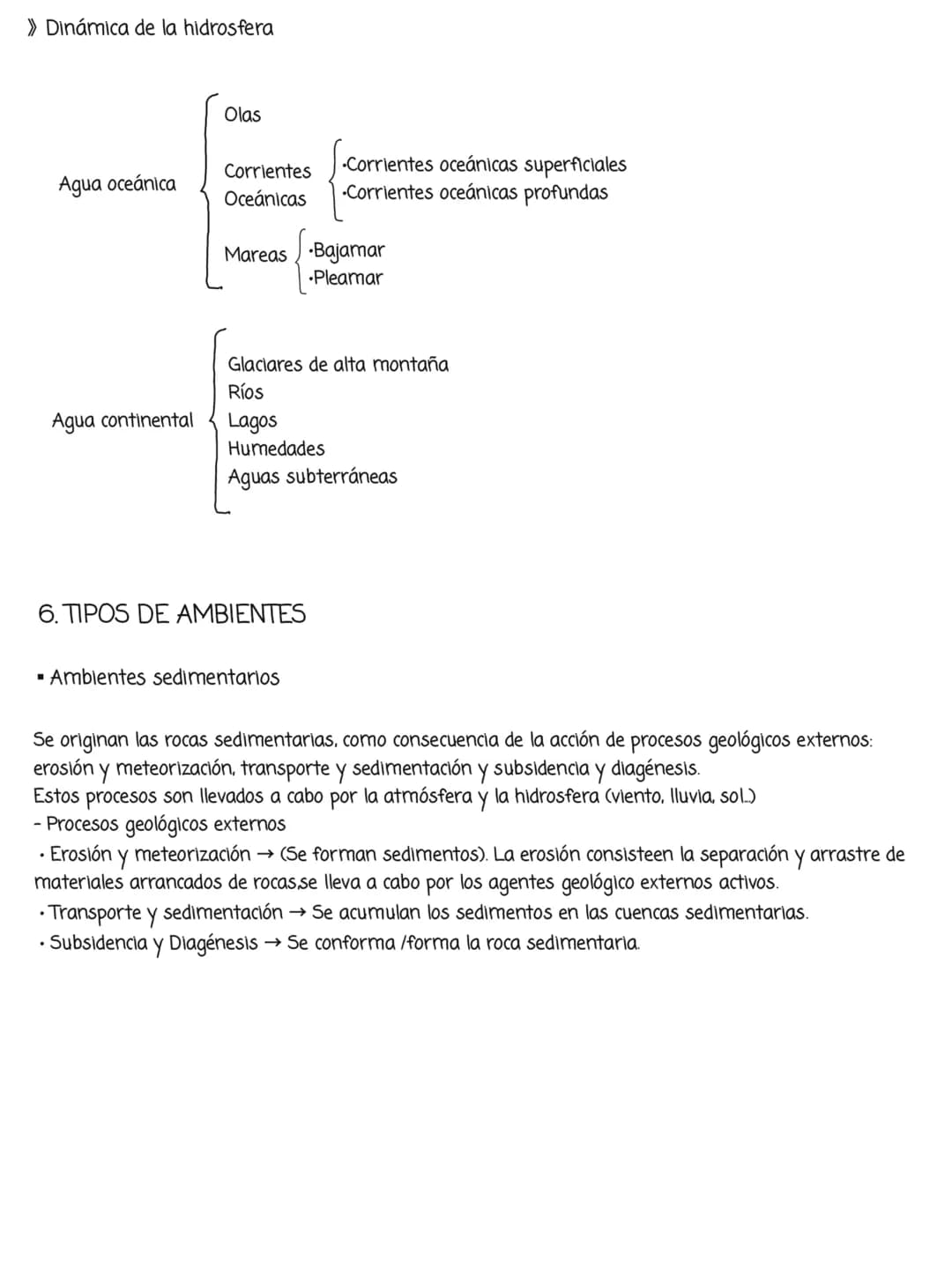 1. PROCESOS Y AMBIENTES FORMADORES DE ROCAS
>> Procesos
Procesos petrogenéticos: (Origen de formación de rocas y minerales)
Un proceso petro