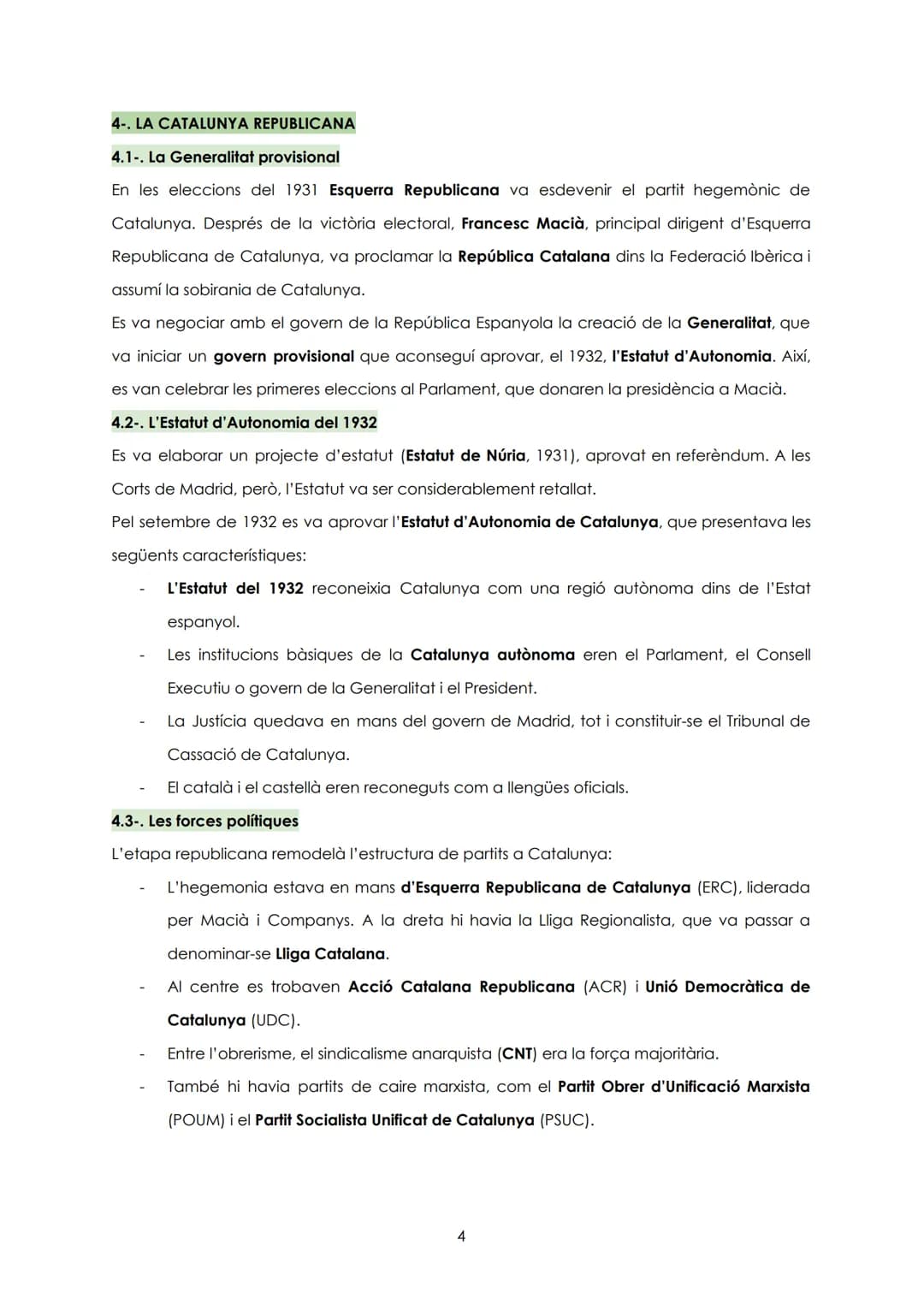 1-. INTRODUCCIÓ
1.1-. La Segona República (1931-1936)
La crisi de la dictadura va conduir al derrocament de la monarquia i el 1931 es va pro
