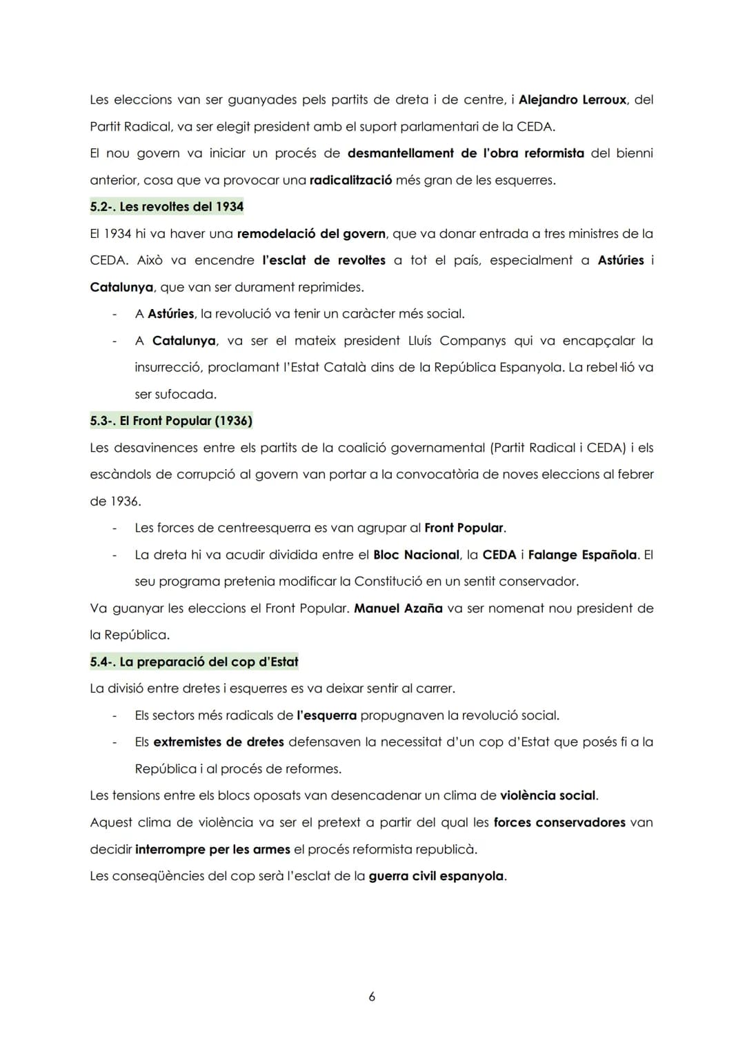 1-. INTRODUCCIÓ
1.1-. La Segona República (1931-1936)
La crisi de la dictadura va conduir al derrocament de la monarquia i el 1931 es va pro