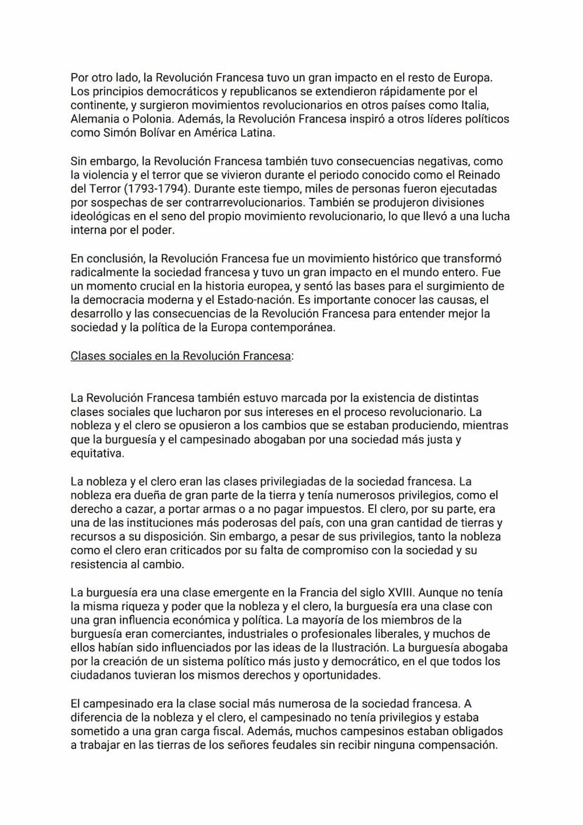 La revolución francesa
La Revolución Francesa fue un movimiento político y social que tuvo lugar en
Francia en el siglo XVIII, entre 1789 y 