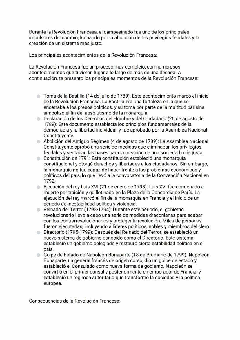 La revolución francesa
La Revolución Francesa fue un movimiento político y social que tuvo lugar en
Francia en el siglo XVIII, entre 1789 y 