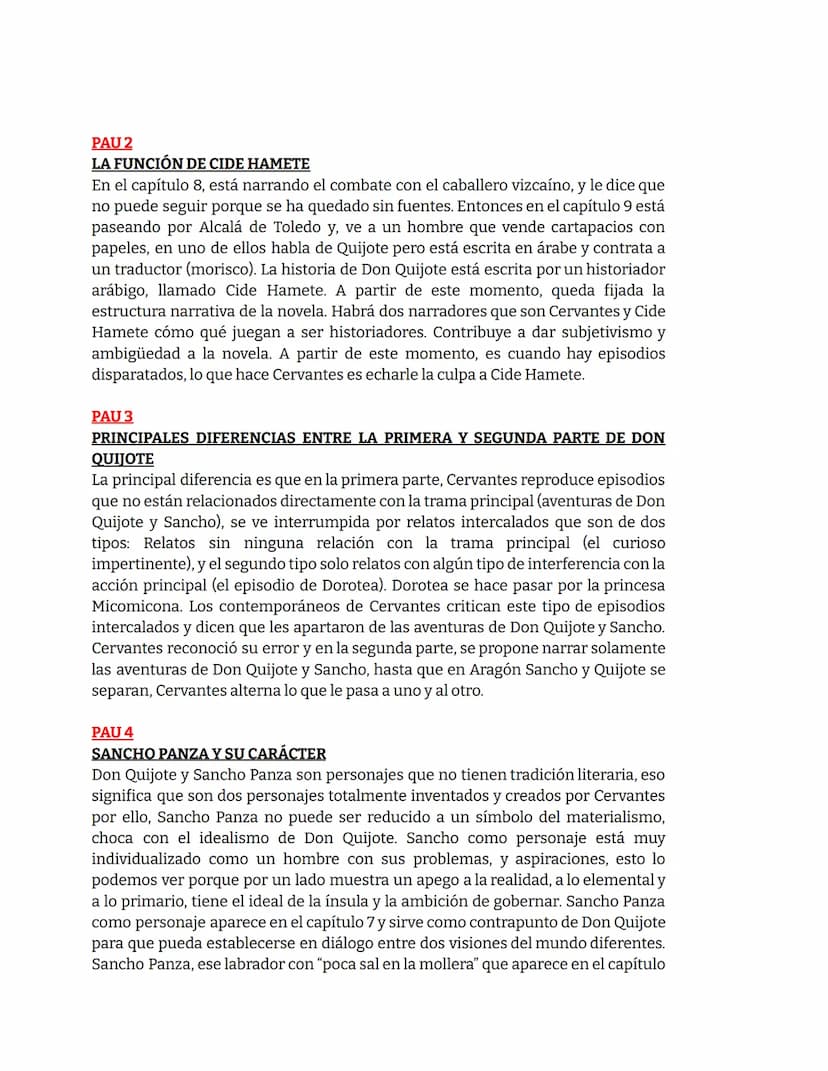 APUNTES DE LITERATURA APUNTES-DON QUIJOTE
LOCALIZACIÓN
Este fragmento pertenece al capítulo... de la 1ra parte / 2nda parte de Don Quijote
d