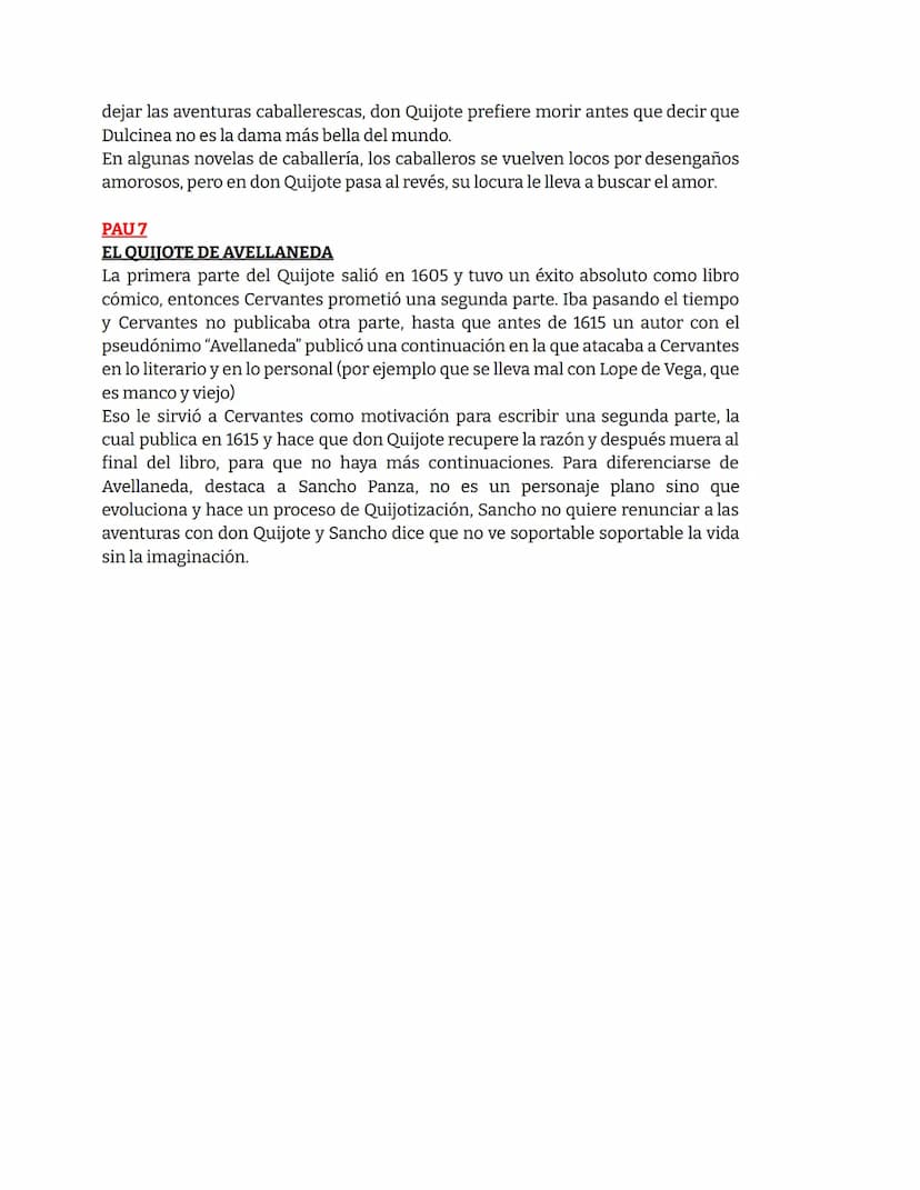 APUNTES DE LITERATURA APUNTES-DON QUIJOTE
LOCALIZACIÓN
Este fragmento pertenece al capítulo... de la 1ra parte / 2nda parte de Don Quijote
d