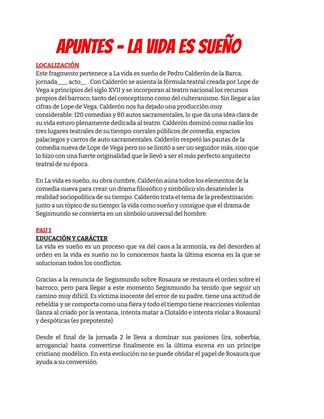 APUNTES DE LITERATURA APUNTES-DON QUIJOTE
LOCALIZACIÓN
Este fragmento pertenece al capítulo... de la 1ra parte / 2nda parte de Don Quijote
d