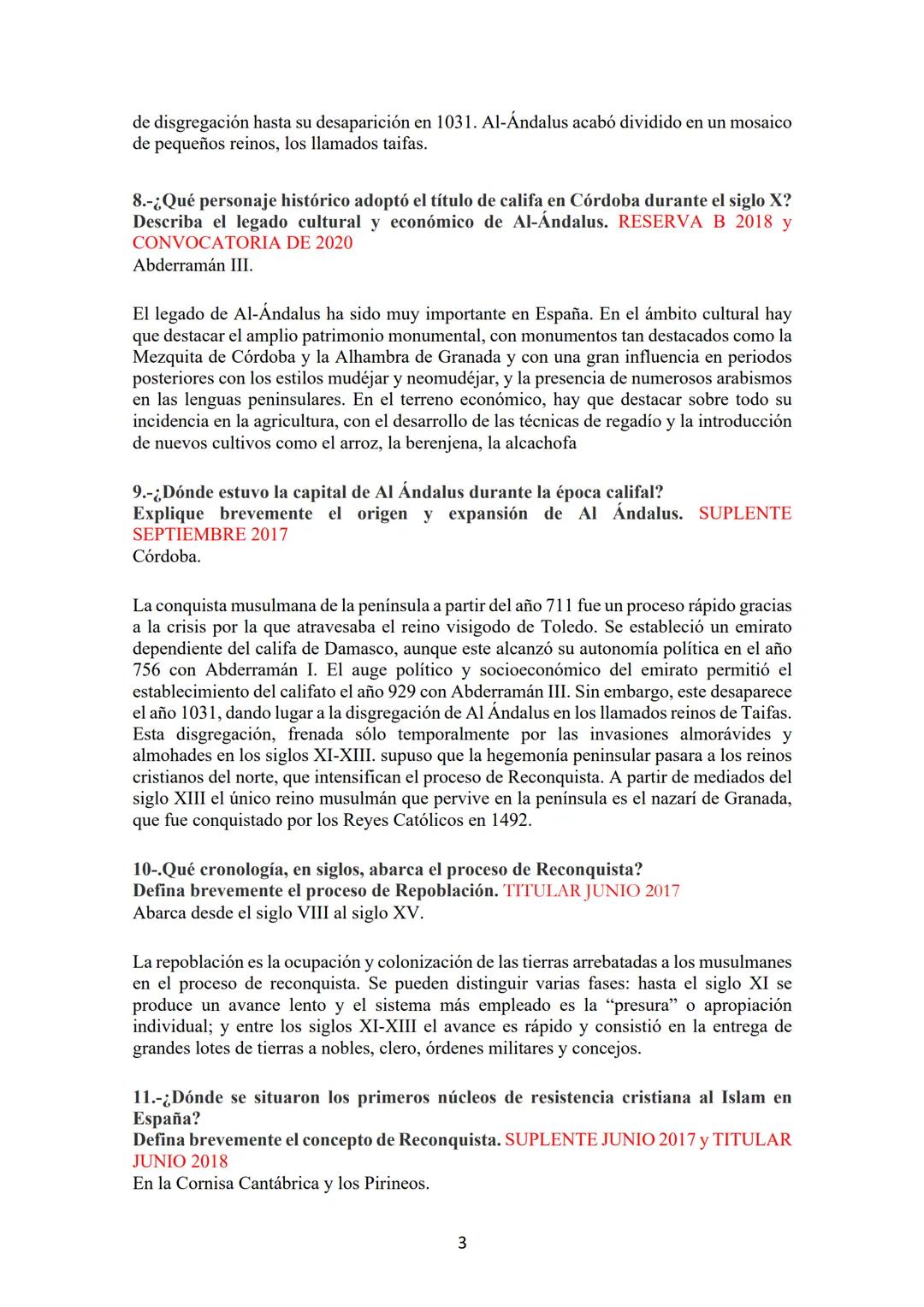 # PREGUNTAS CORTAS EDAD MEDIA (711-1474) Tema 2 (1ª
Pregunta corta)

1.-¿Qué monarquía reinaba en la Península en el 711?
Describa las causa