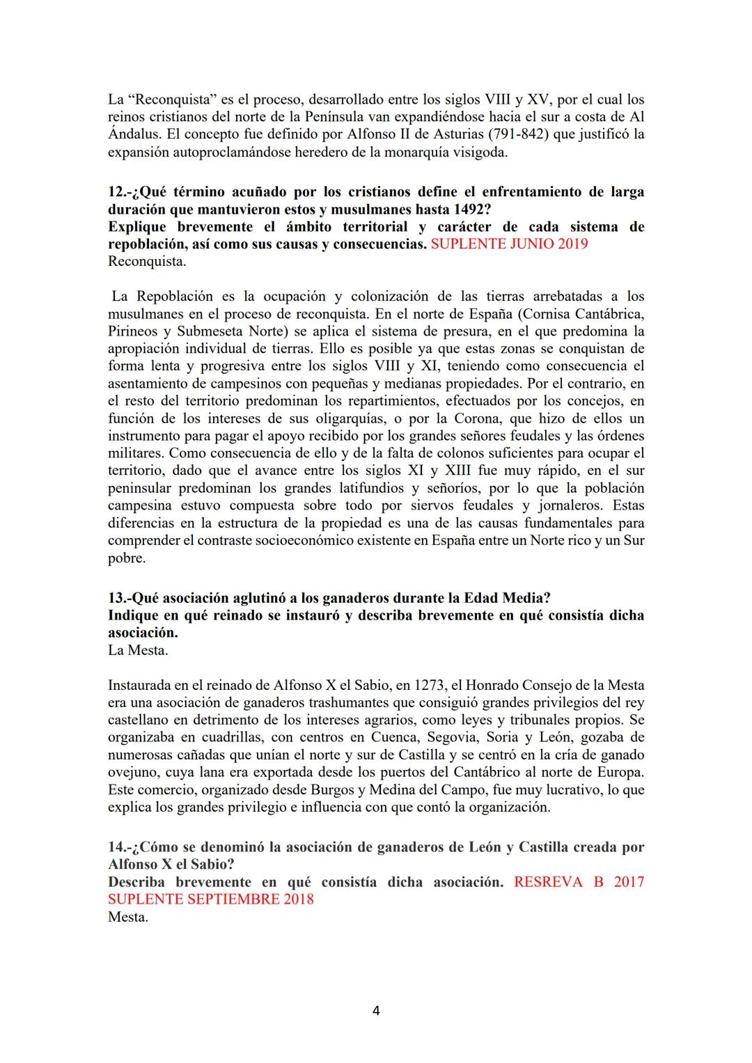 # PREGUNTAS CORTAS EDAD MEDIA (711-1474) Tema 2 (1ª
Pregunta corta)

1.-¿Qué monarquía reinaba en la Península en el 711?
Describa las causa