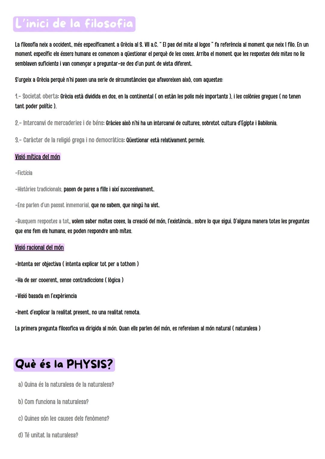 # Tema O. Introducció a la filosofia

Què és la filosofia? No hi ha una resposta clara, n'hi han moltes. Pels antics era una ciència, per a 