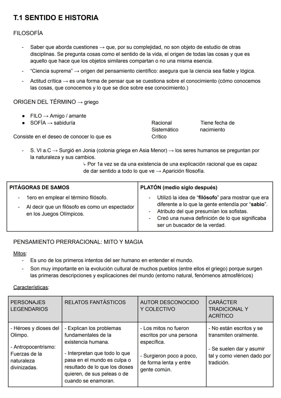 Sentido e historia de la filosofía