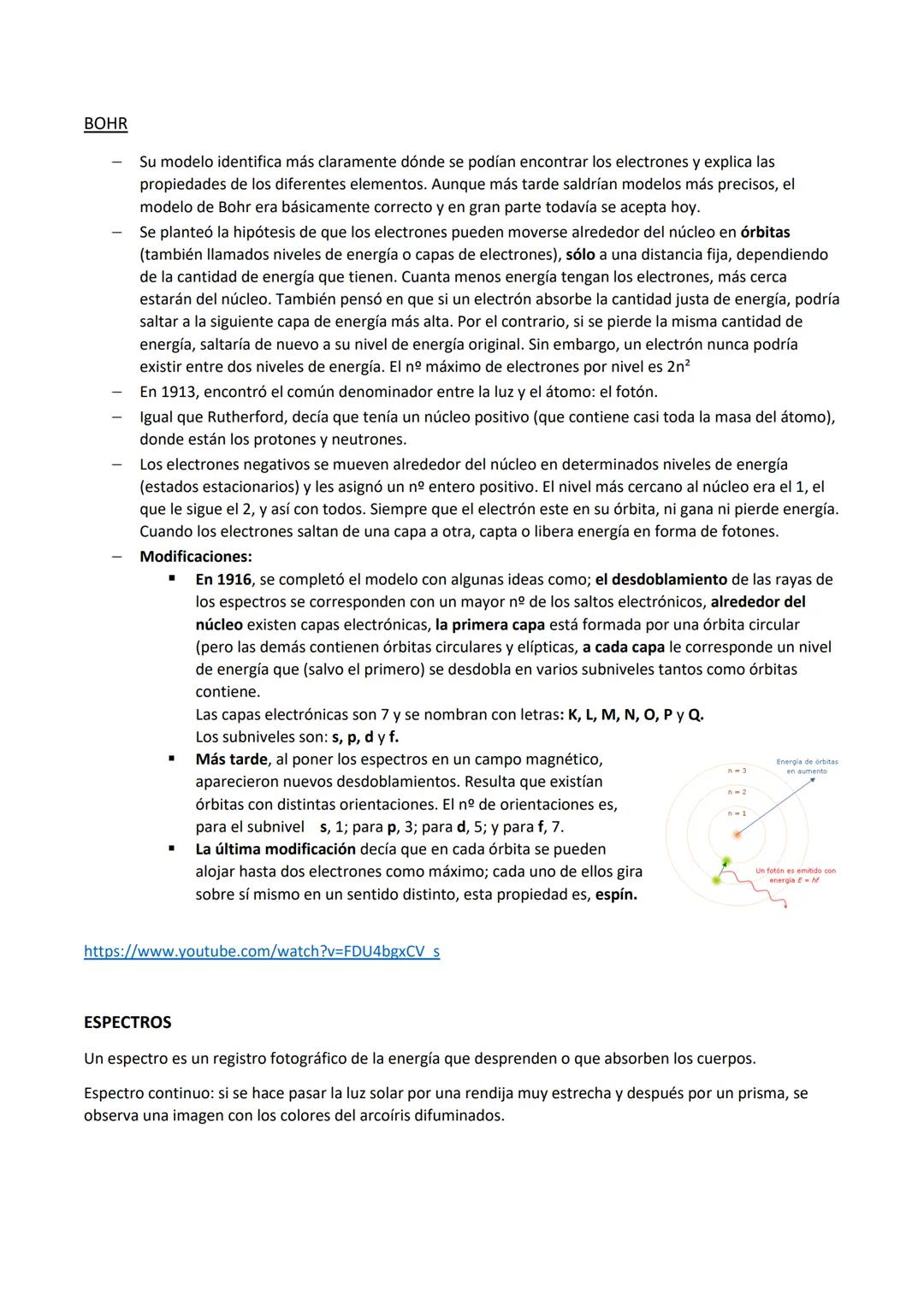 ÁTOMO:
El átomo es la partícula más pequeña en que un elemento puede ser dividido sin perder sus propiedades
químicas.
Si un átomo pierde el