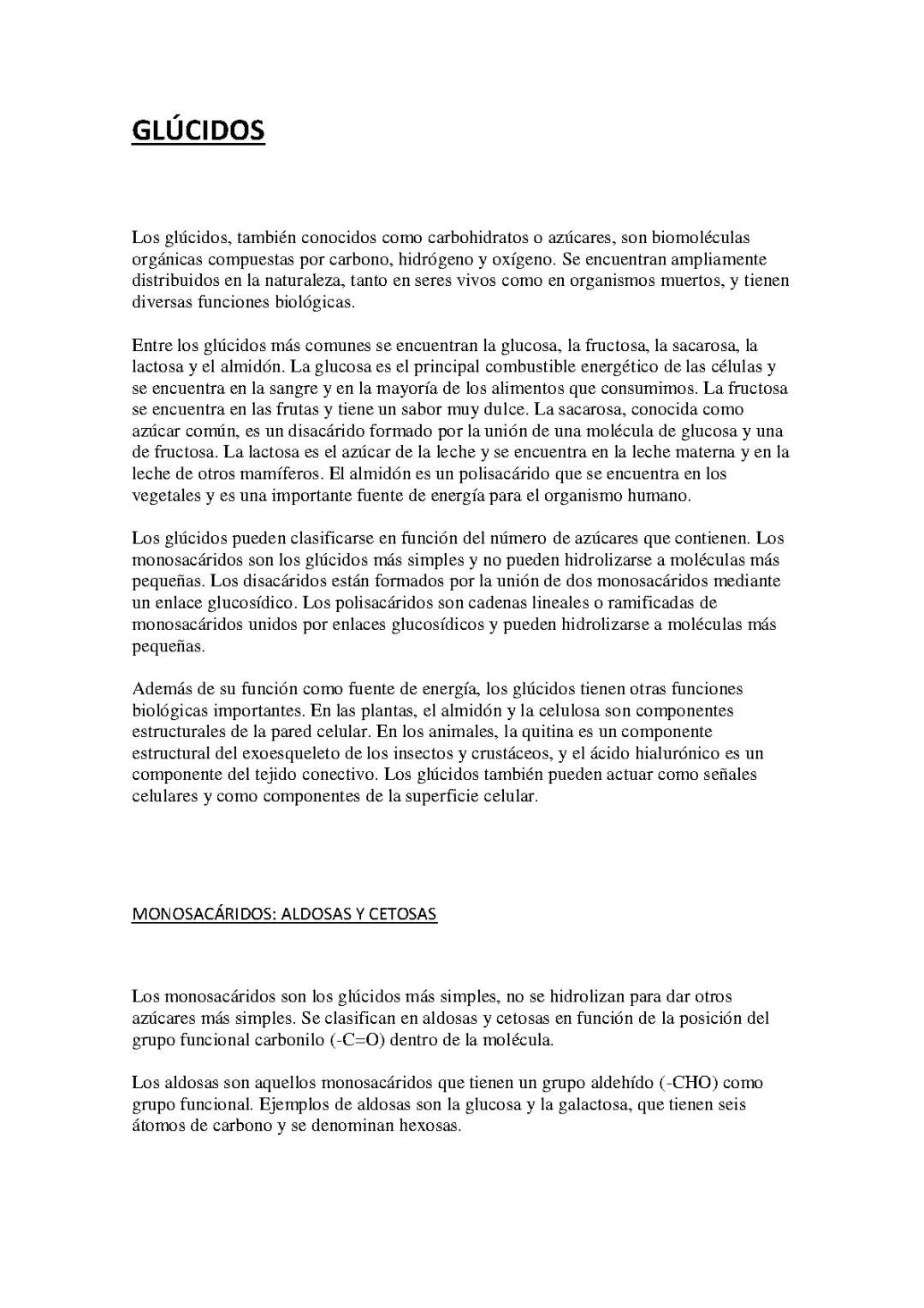 Entiende los Glúcidos: Su Función y Importancia