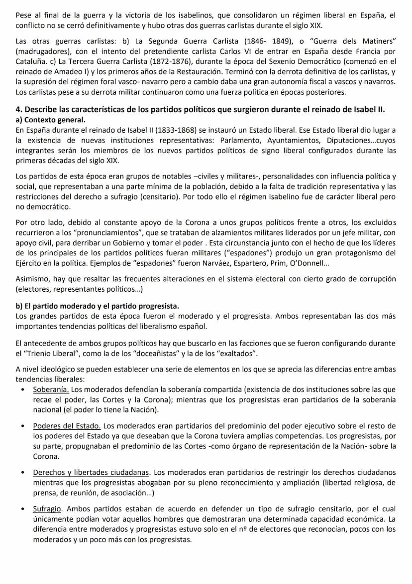 CUESTIONES LARGAS HISTORIA DE ESPAÑA (LISTADO EXTRAOFICIAL)
*OPCIÓN: BLOQUE DE CONTENIDOS SIGLO XIX
1-Describe la Guerra de la Independencia