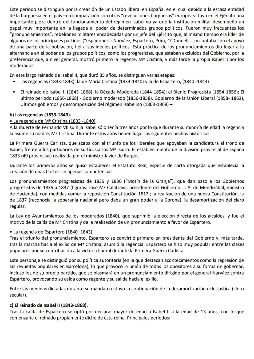 CUESTIONES LARGAS HISTORIA DE ESPAÑA (LISTADO EXTRAOFICIAL)
*OPCIÓN: BLOQUE DE CONTENIDOS SIGLO XIX
1-Describe la Guerra de la Independencia