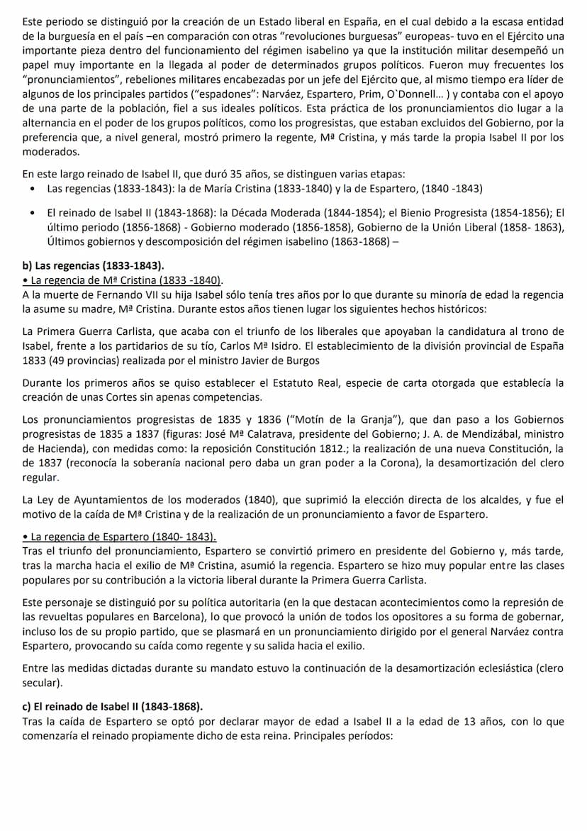 CUESTIONES LARGAS HISTORIA DE ESPAÑA (LISTADO EXTRAOFICIAL)
*OPCIÓN: BLOQUE DE CONTENIDOS SIGLO XIX
1-Describe la Guerra de la Independencia