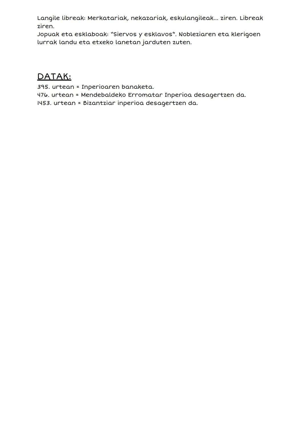 1
ERROMATART
INPERIOAREN
ZATIKETA
HERRI BARBAROAK:
Erromatarrentzat, Erromatarrak ez zirenak, BARBAROAK ziren.
Herri barbaroak:
Anglosaxoiak