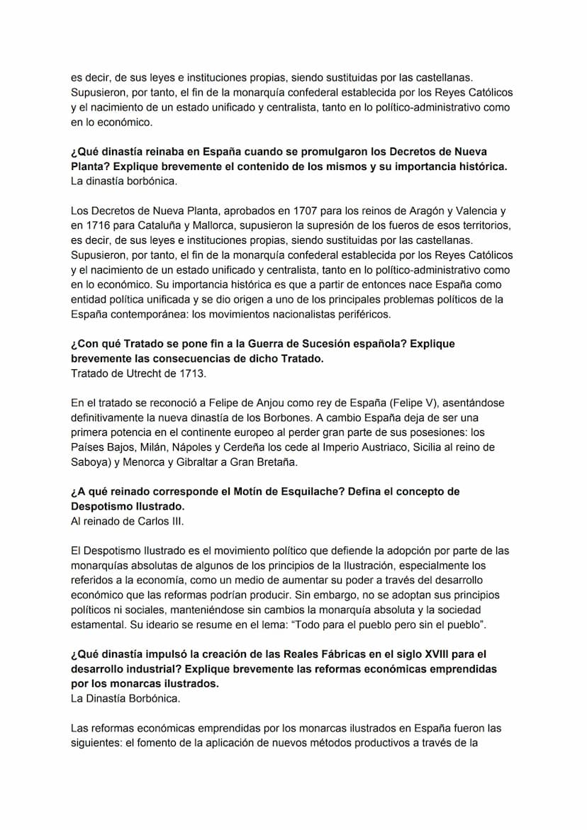 PREGUNTAS CORTAS DE HISTORIA DE ESPAÑA PARA SELECTIVIDAD (OPCIÓN B)
RESUELTAS
¿Con qué nombre se conoce la guerra entre Borbones y Austrias 