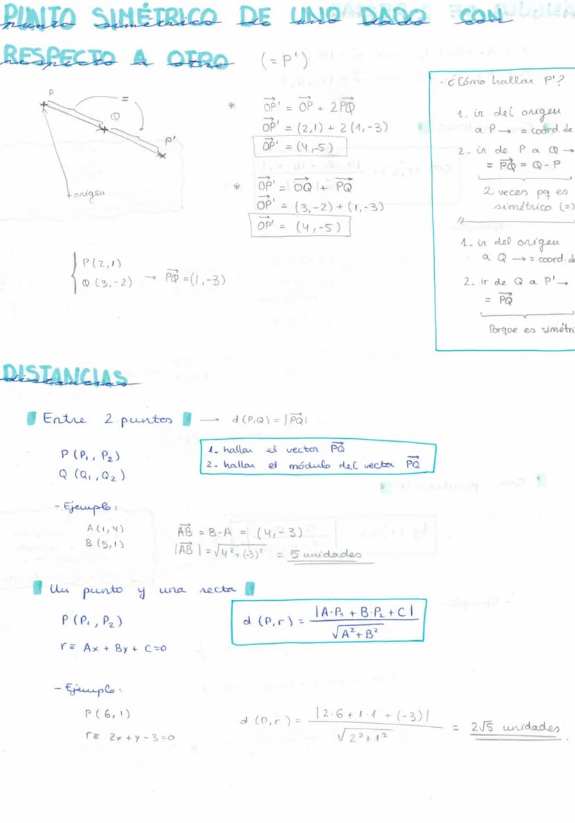 VECTORES
Vectores libres
GEOMETRIA
- Vectores que parten de
Ejemplo
Vectores opuestos.
- Son vectores opuestos
dirección
Ejemplo:
-
Vectores