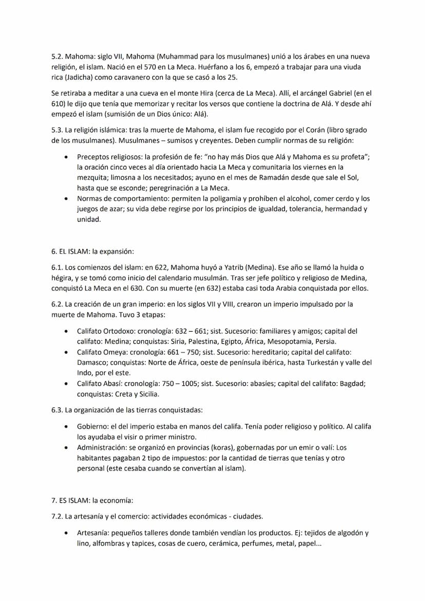 RESUMEN HISTORIA - TEMA 1: la edad media
1. INICIO DE LA EDAD MEDIA:
Primero estaban los bizantinos, imperio que se formó tras la división d