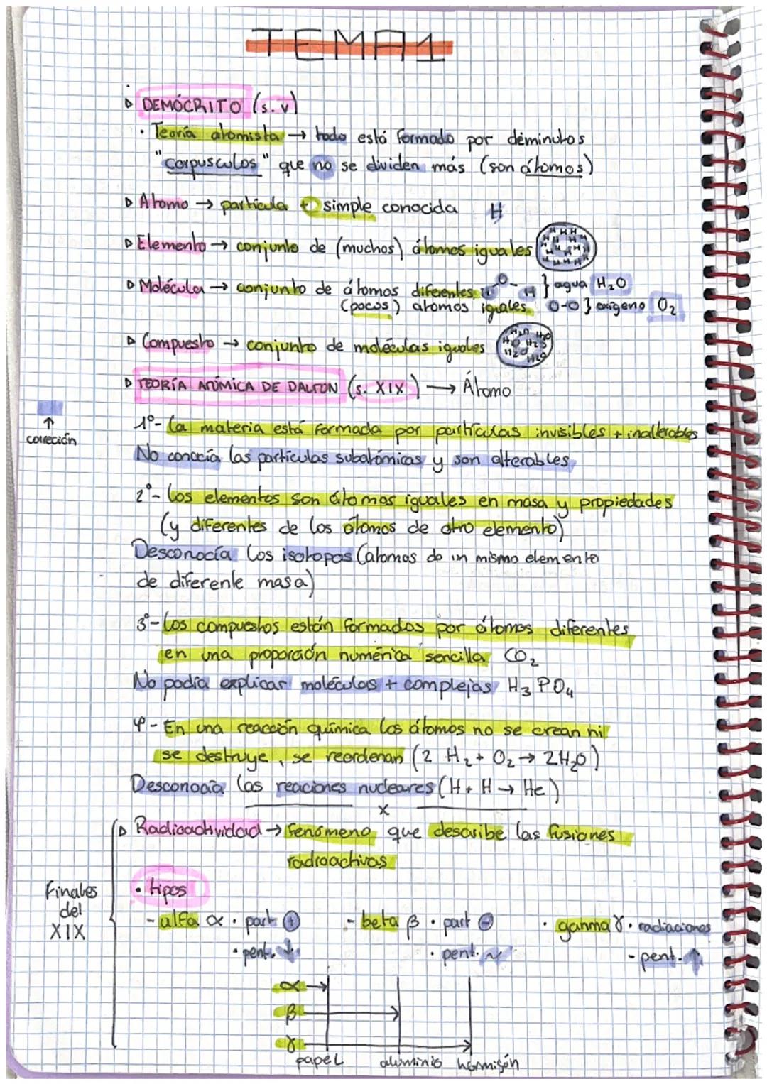 # TEMAL

↑
coreción

*   DEMÓCRITO (s.v)
    *   Teana atomista todo está formado por dėminutos
    "Corpusculos" que no se dividen más (son