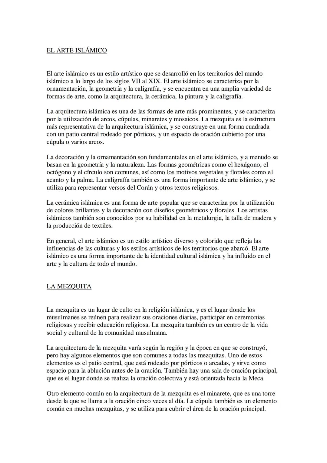 ORIGEN Y EXPANSION DEL ISLAM
El Islam se originó en la península arábiga en el siglo VII d.C. El profeta Mahoma,
nacido en La Meca en el año
