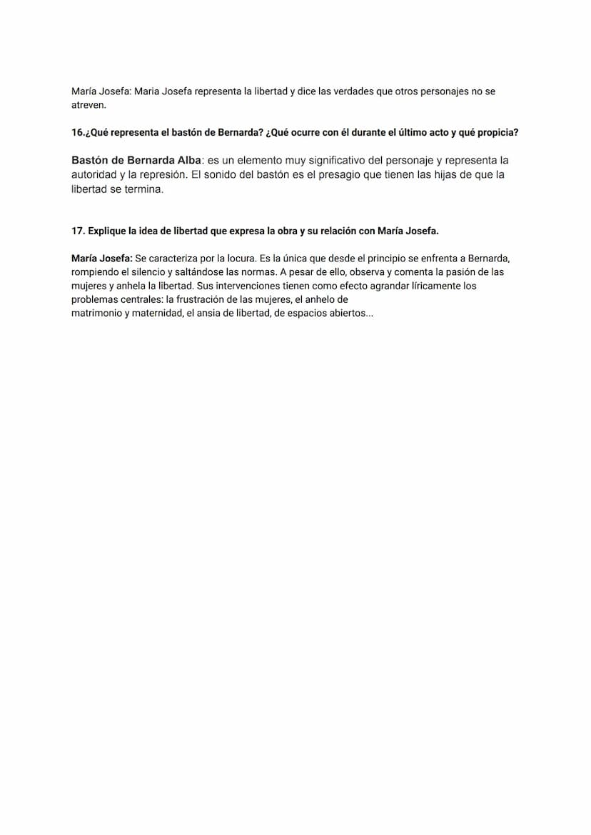 EXAMEN LENGUA
1- Definición del texto /Casa Bernarda Alba / →
(Las propiedades del texto, tipología textual, organización de las ideas)
Come