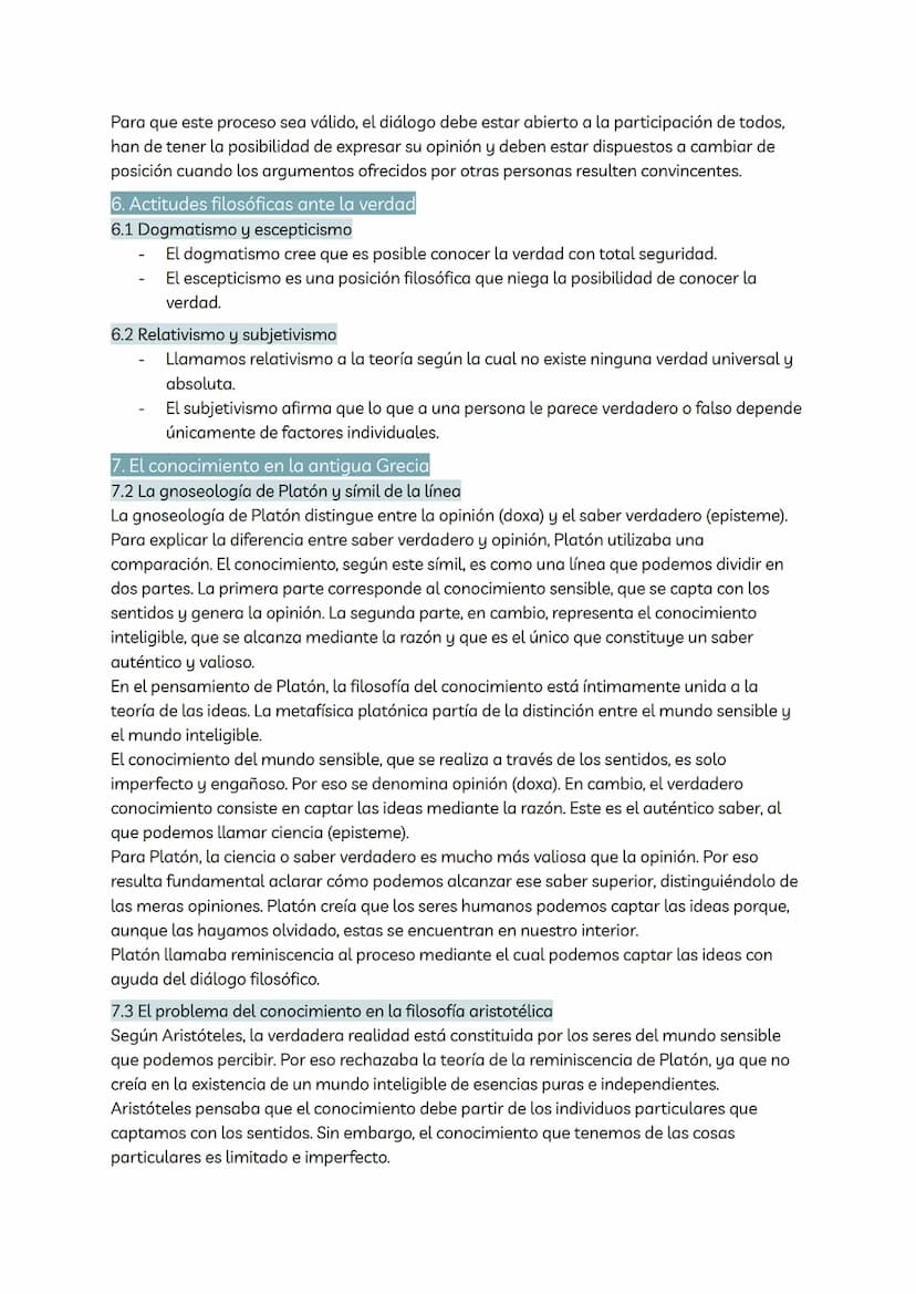 -Filosofía 2da EVALUACIÓN-
TEMA 4: EL CONOCIMIENTO
5. Criterios de verdad
Verdad como correspondencia
El criterio de verdad como corresponde