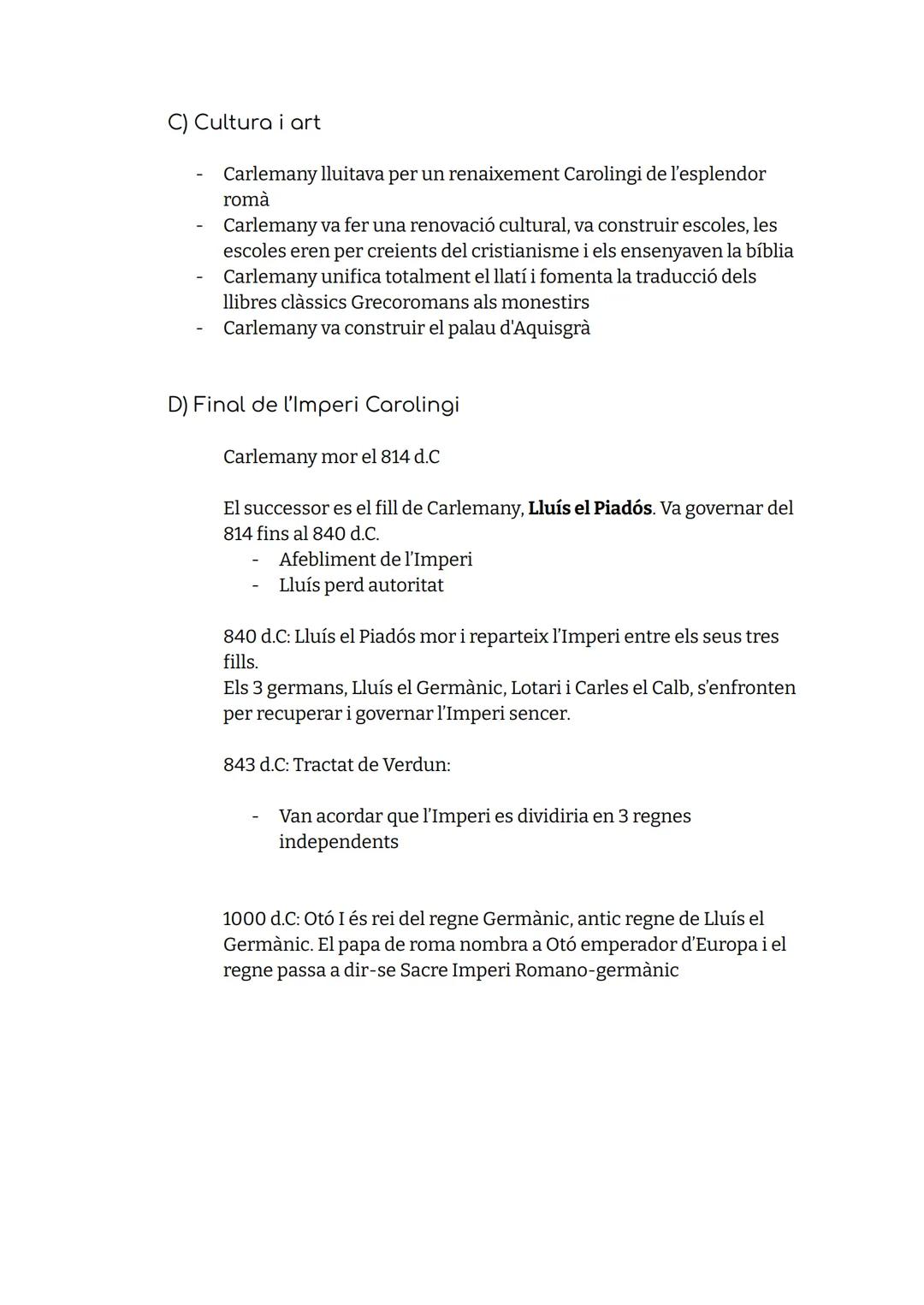 L'alta

edat


mitjana Segle V:

476 d.C:

- Caiguda de l'Imperi Romà d'Occident

Segle XV:

1453 d.C:

- Caiguda Imperi Romà d'Orient
- Inv