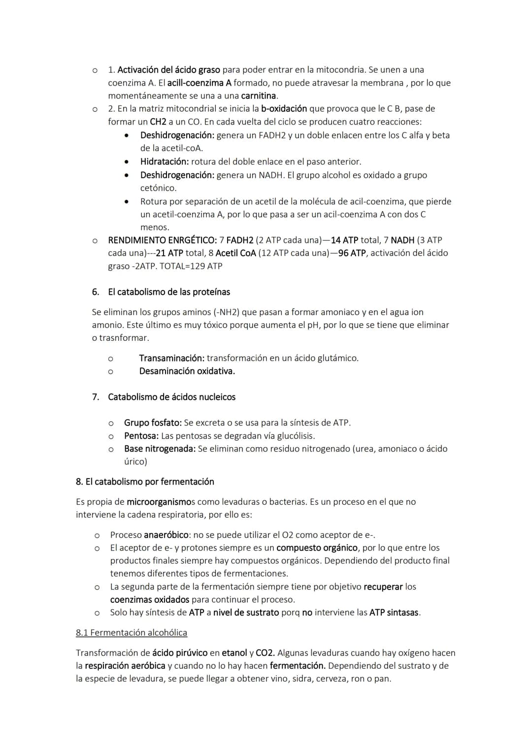 TEMA 10. El catabolismo
1. Energía y catabolismo
CANABOLISMO
Son reacciones de degradación de
moléculas orgánicas complejas en otras
más sen