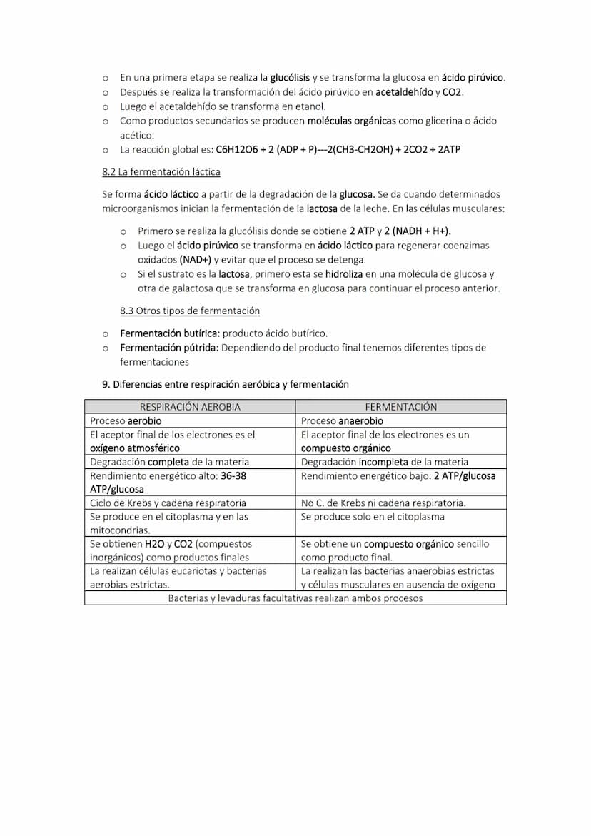 TEMA 10. El catabolismo
1. Energía y catabolismo
CANABOLISMO
Son reacciones de degradación de
moléculas orgánicas complejas en otras
más sen