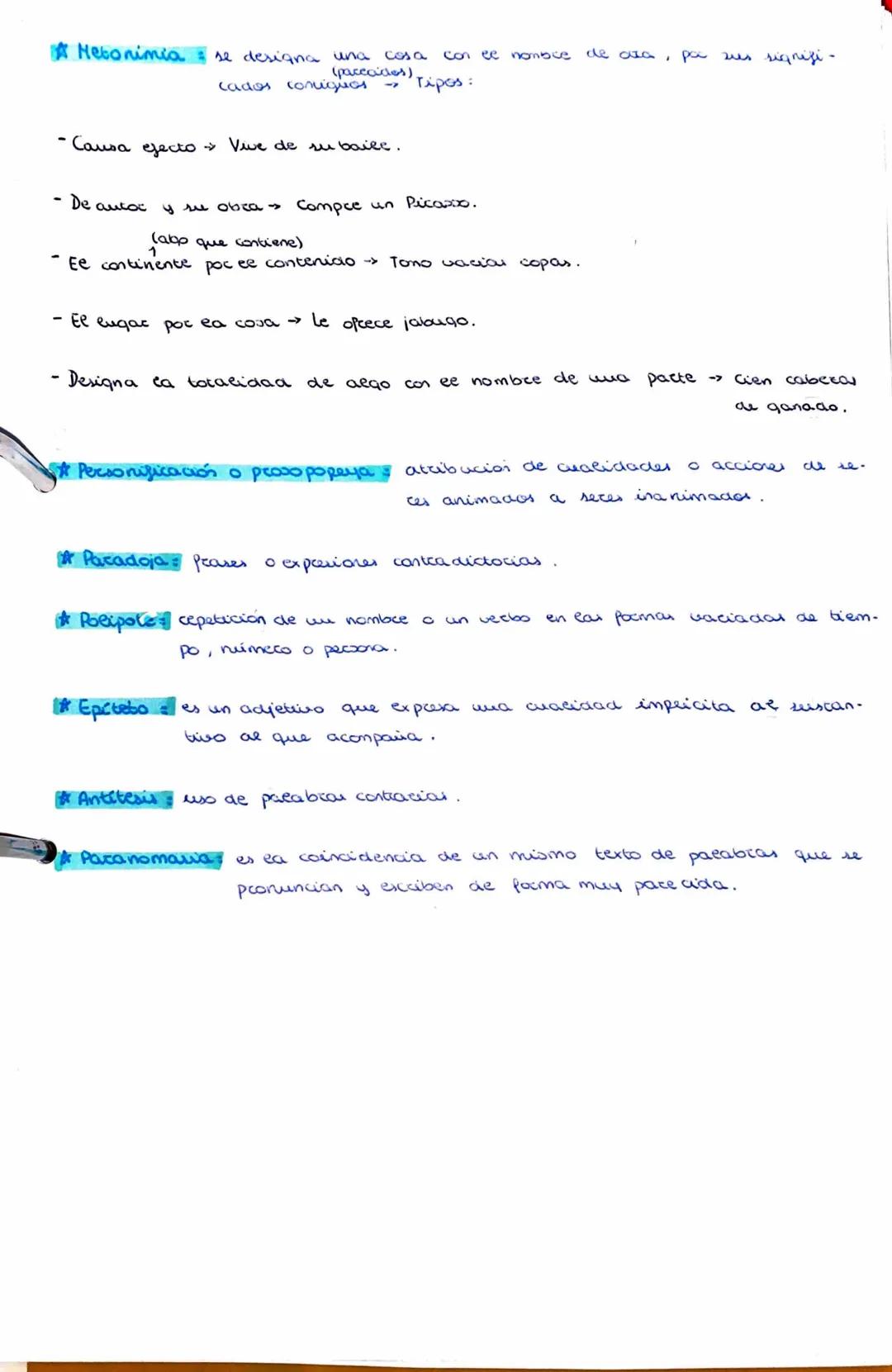 * Usos especiales del lenguaje que apacecen con mayor frecuenc
literatura →
→Desmio de ea noma (was acejades de to habitual).
- Lenguaje con